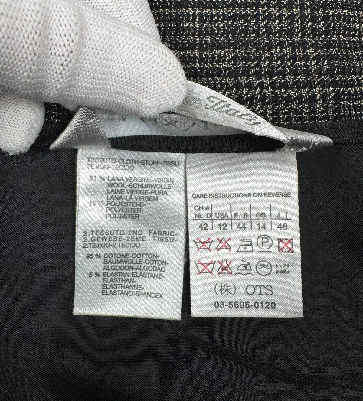 Max Mara Max Mara Wool Glencheck Long Skirt Button Up UK14 US12 Size 32" / US 10 / IT 46 - 14 Thumbnail