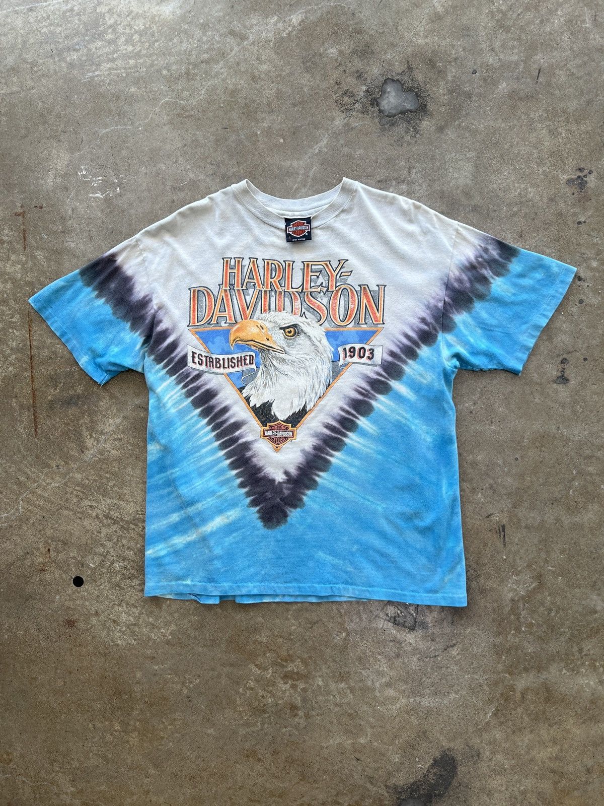 Harley Davidson Vintage 90s Harley Davidson Indiana Eagle Motorcycle Large Size US L / EU 52-54 / 3 - 2 Thumbnail