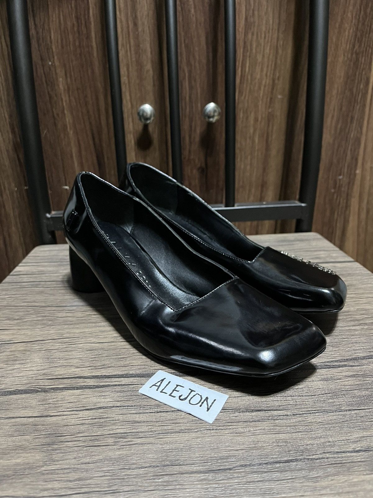 1017 ALYX 9SM 1017 ALYX 9SM BLACK PATENT MEDIUM HEELS Size US 7 / IT 37 - 2 Thumbnail