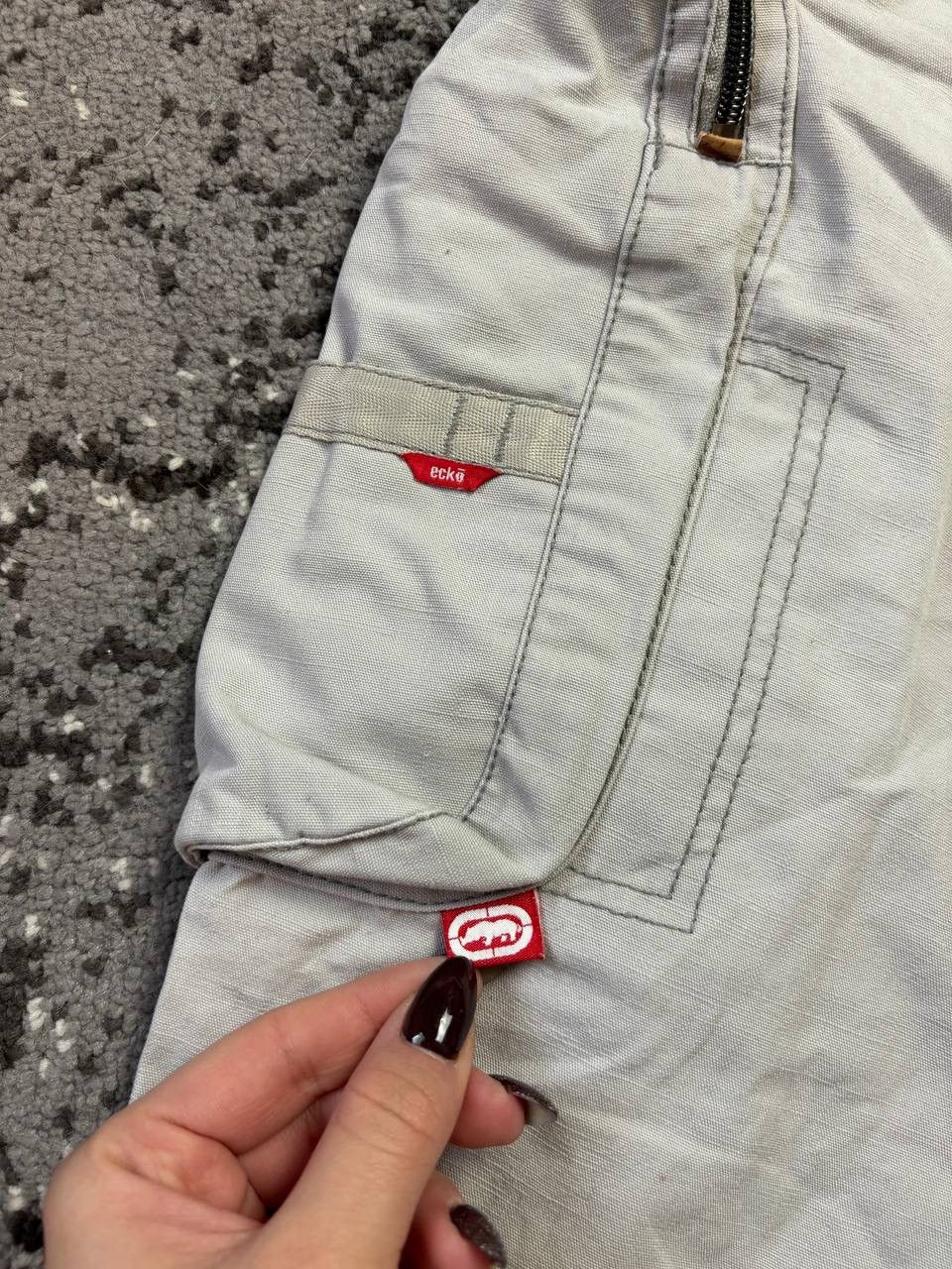 Ecko Unltd. × Japanese Brand × Vintage Vintage Y2K Ecko Unltd 3D Pocket Cargo Baggy Archival Pants Size US 31 - 4 Thumbnail