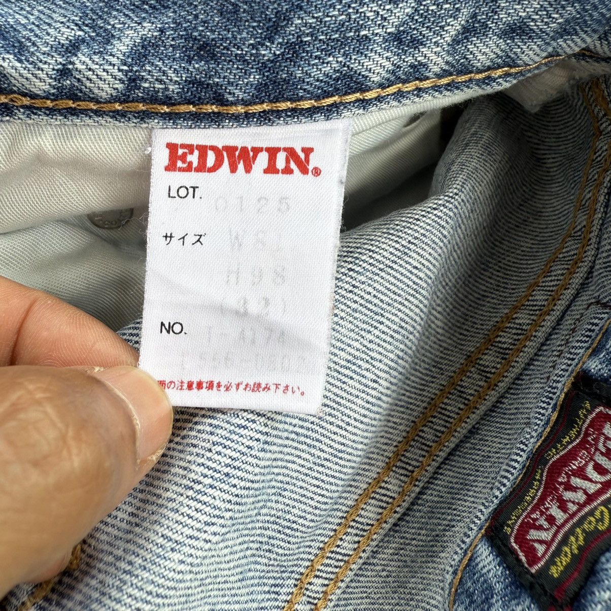 Edwin × Jean × Vintage VINTAGE EDWIN FADED PATCH JEANS DENIM PANTS Size US 32 / EU 48 - 14 Thumbnail