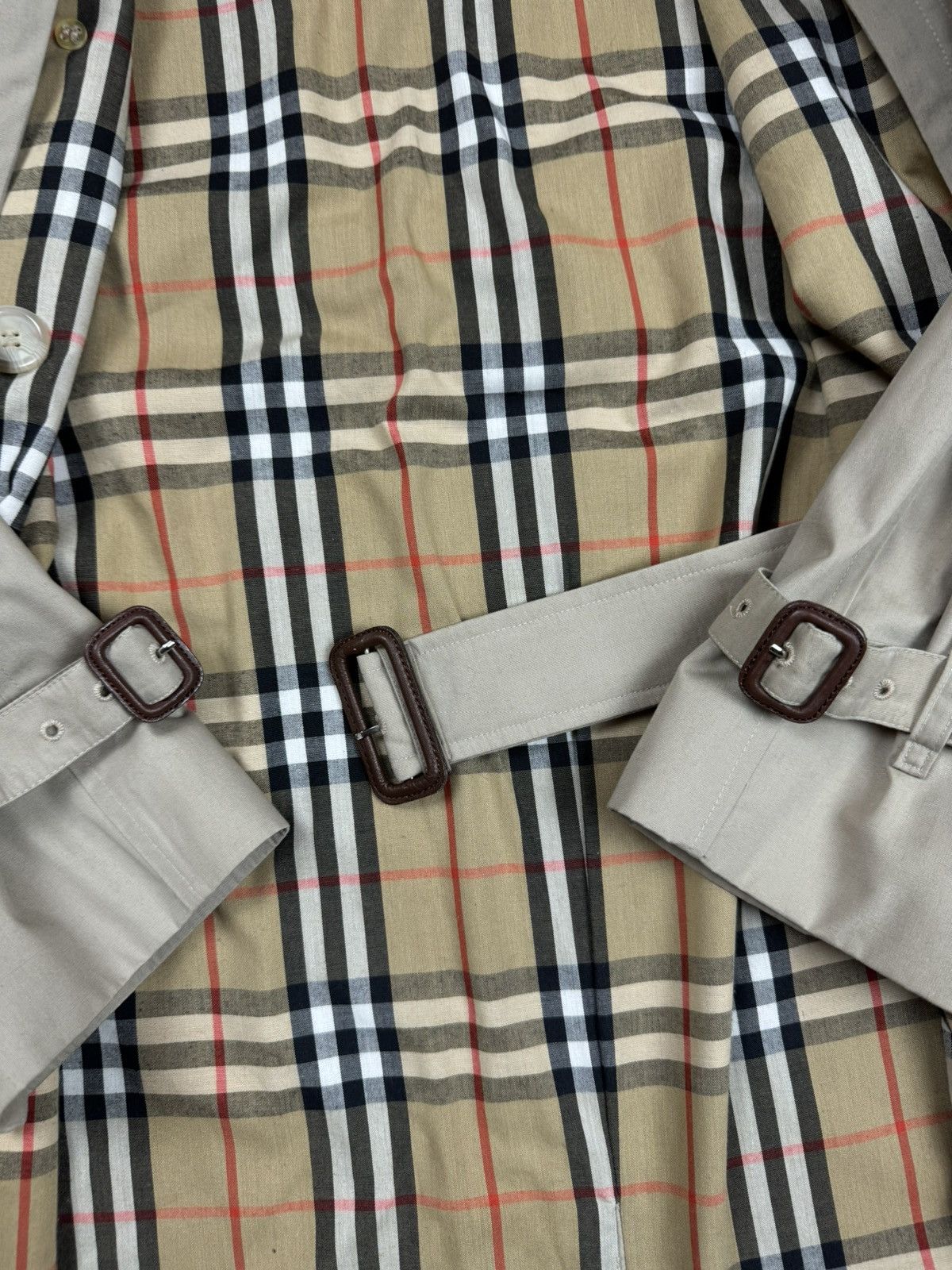 Burberry Vintage trench coat Burberry original luxury streetwear item Size XL / US 12-14 / IT 48-50 - 2 Thumbnail