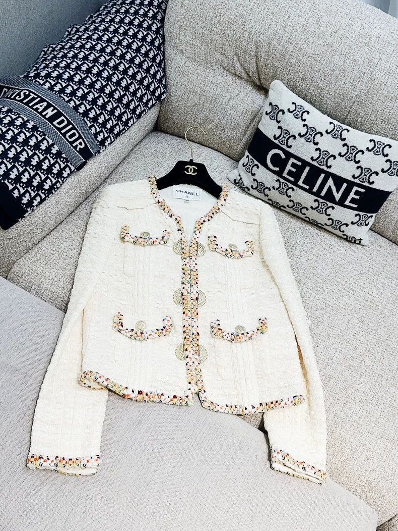 Chanel Chanel Cuba series beige four-pocket colored rolled-edged Size XS / US 0-2 / IT 36-38 - 2 Thumbnail
