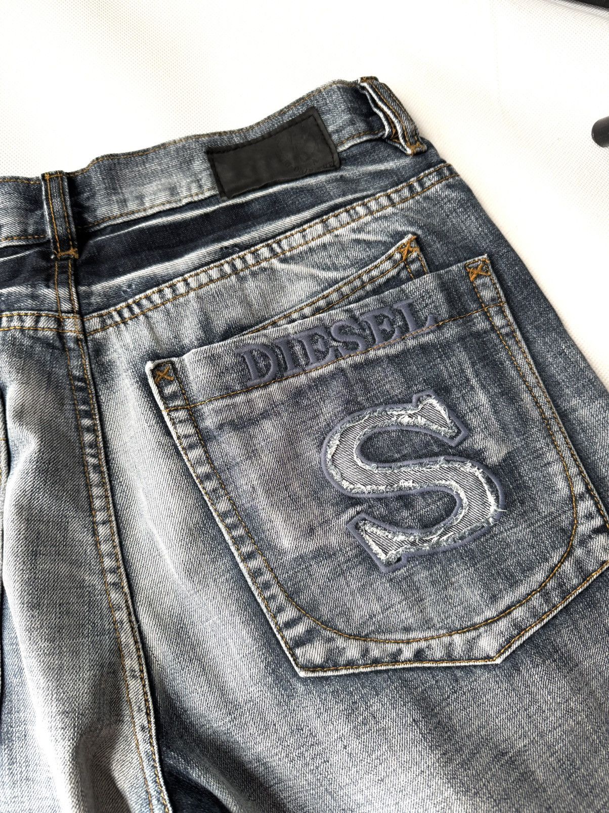 Diesel Vintage Diesel Jeans Dirty Pants faded crash denim distresse Size US 32 / EU 48 - 9 Thumbnail
