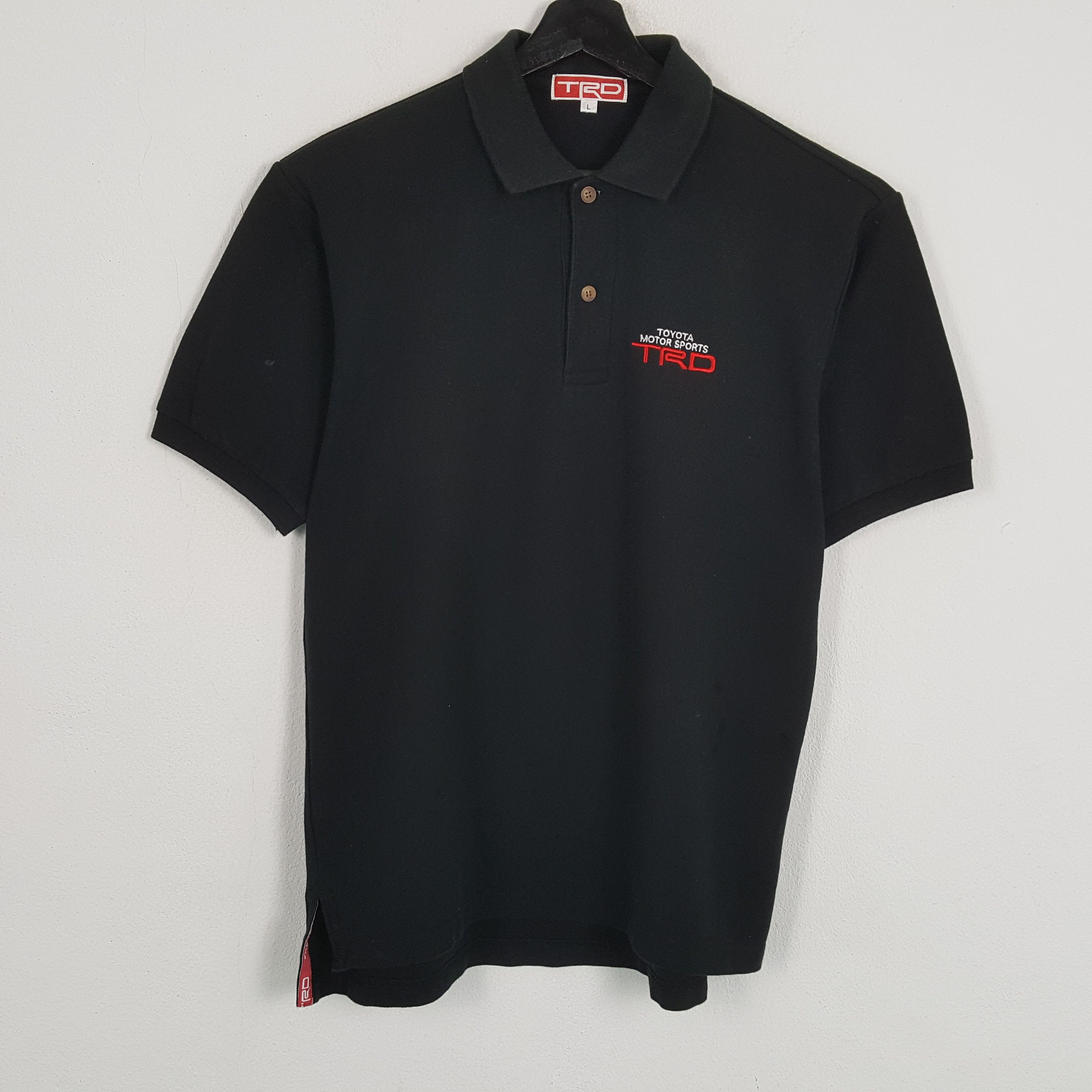 Japanese Brand × Vintage TRD TOYOTA MOTOR SPORT Racing Custom Art Polos Size US L / EU 52-54 / 3 - 3 Thumbnail