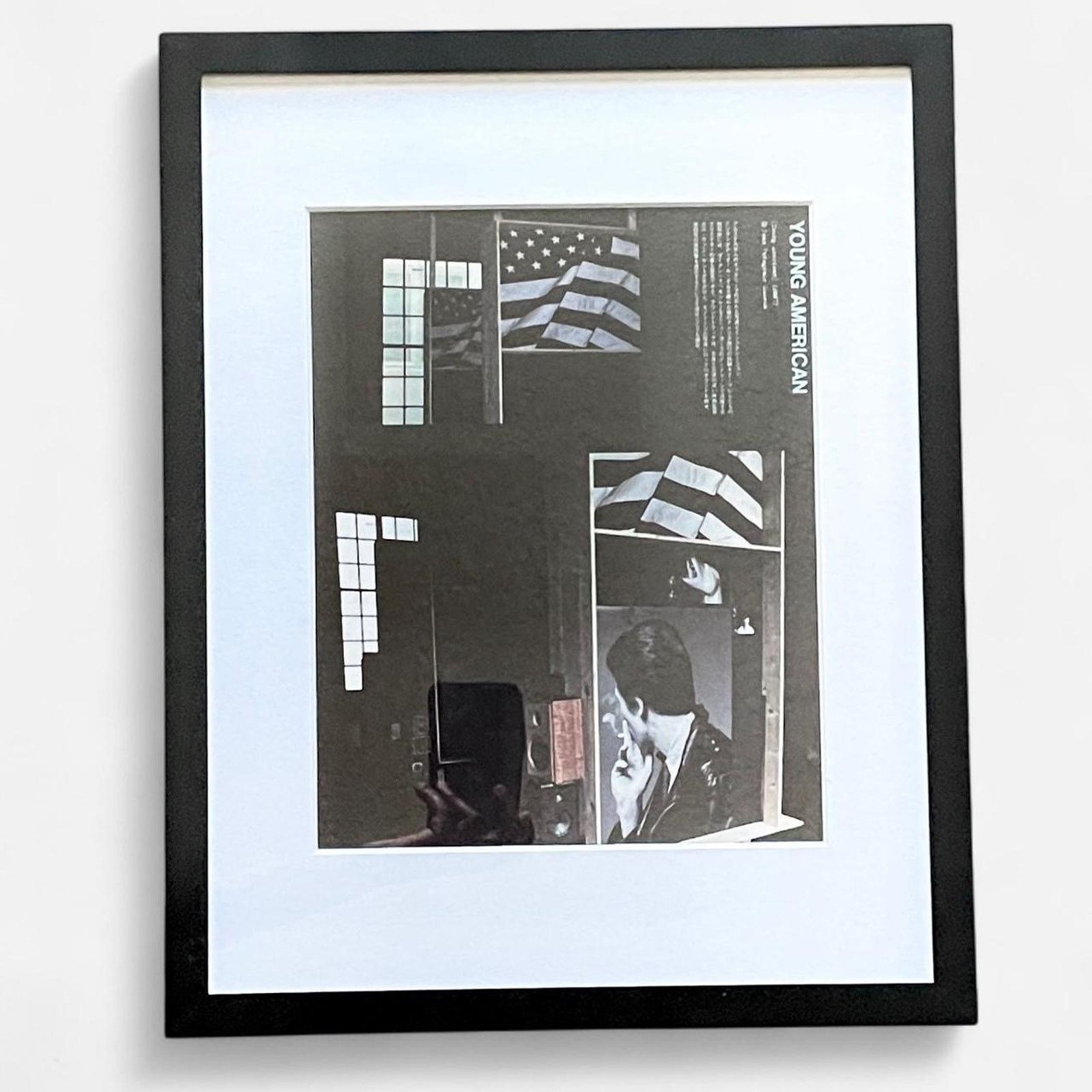 Hedi Slimane × Vintage Hedi Slimane Young American Anti-Utopia framed poster 9x12 Size ONE SIZE - 1 Thumbnail