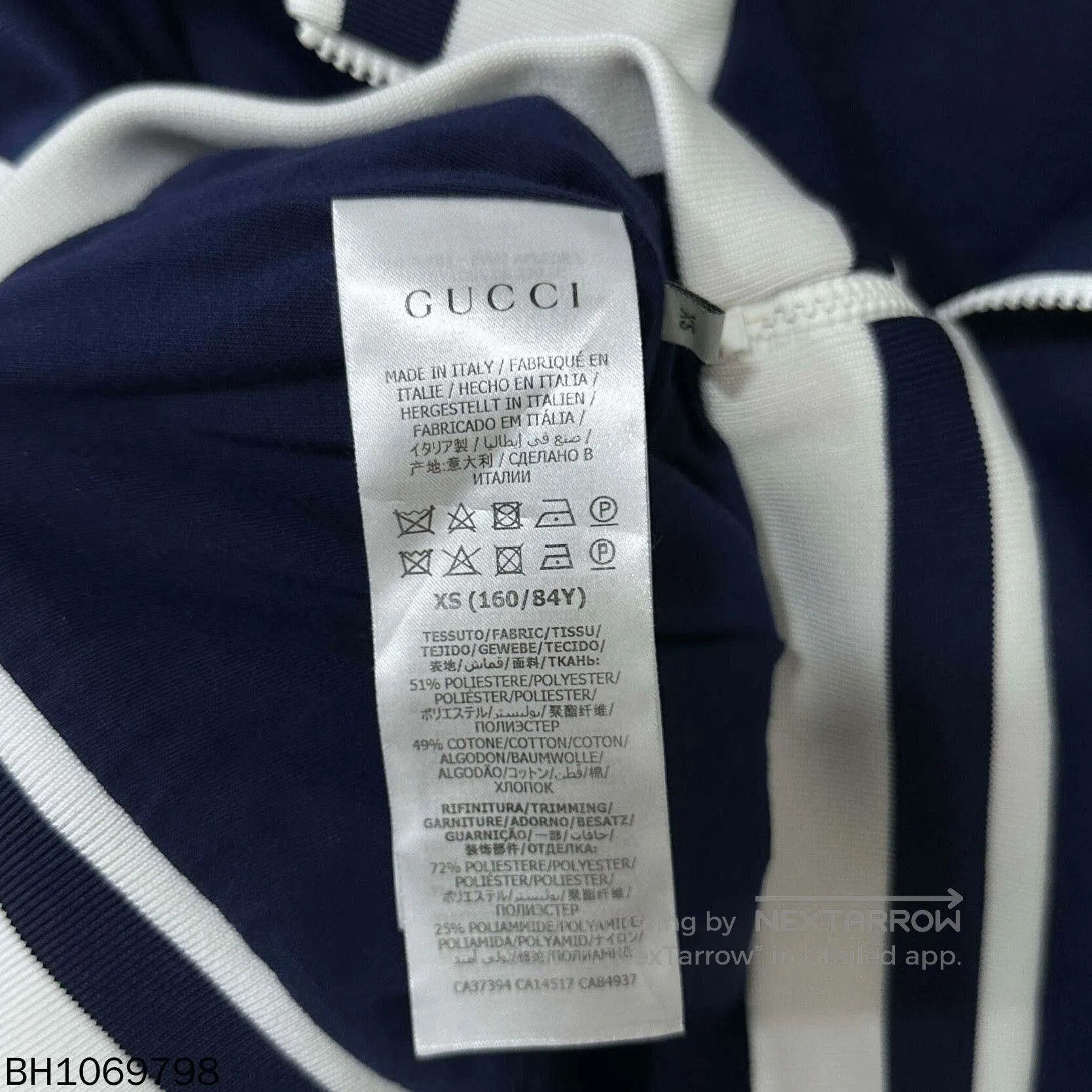 Gucci Gucci Stripe Patchwork Logo Zip Jacket. Size XS / US 0-2 / IT 36-38 - 7 Thumbnail