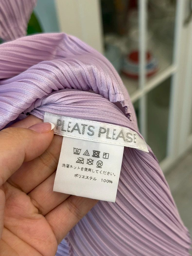 Issey Miyake Issey Miyake size:3 Pinkish-purple pleated short-sleeved s Size XS / US 0-2 / IT 36-38 - 3 Thumbnail