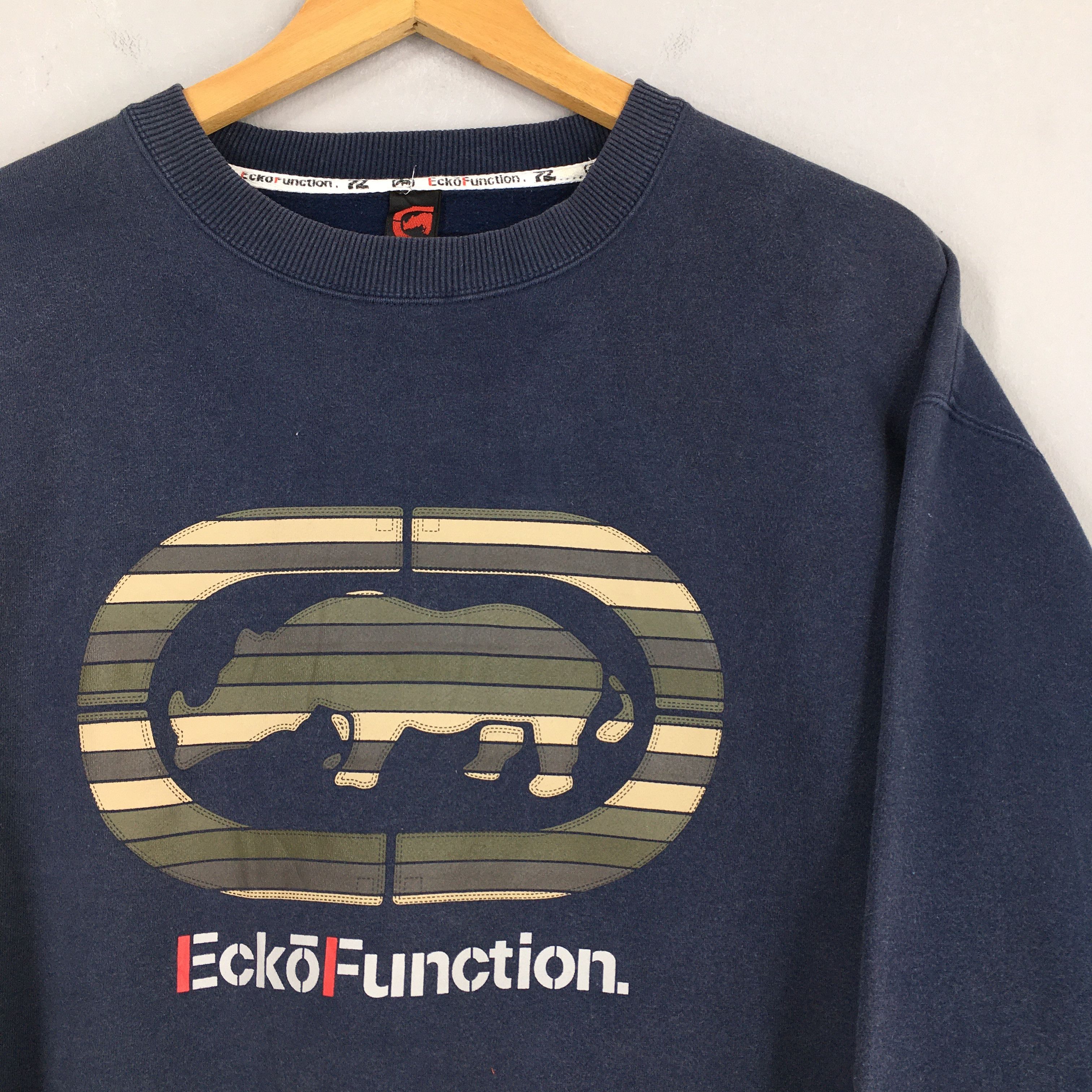 Ecko Unltd. Vintage Ecko Function Blue Sweatshirt Large Size US L / EU 52-54 / 3 - 2 Thumbnail