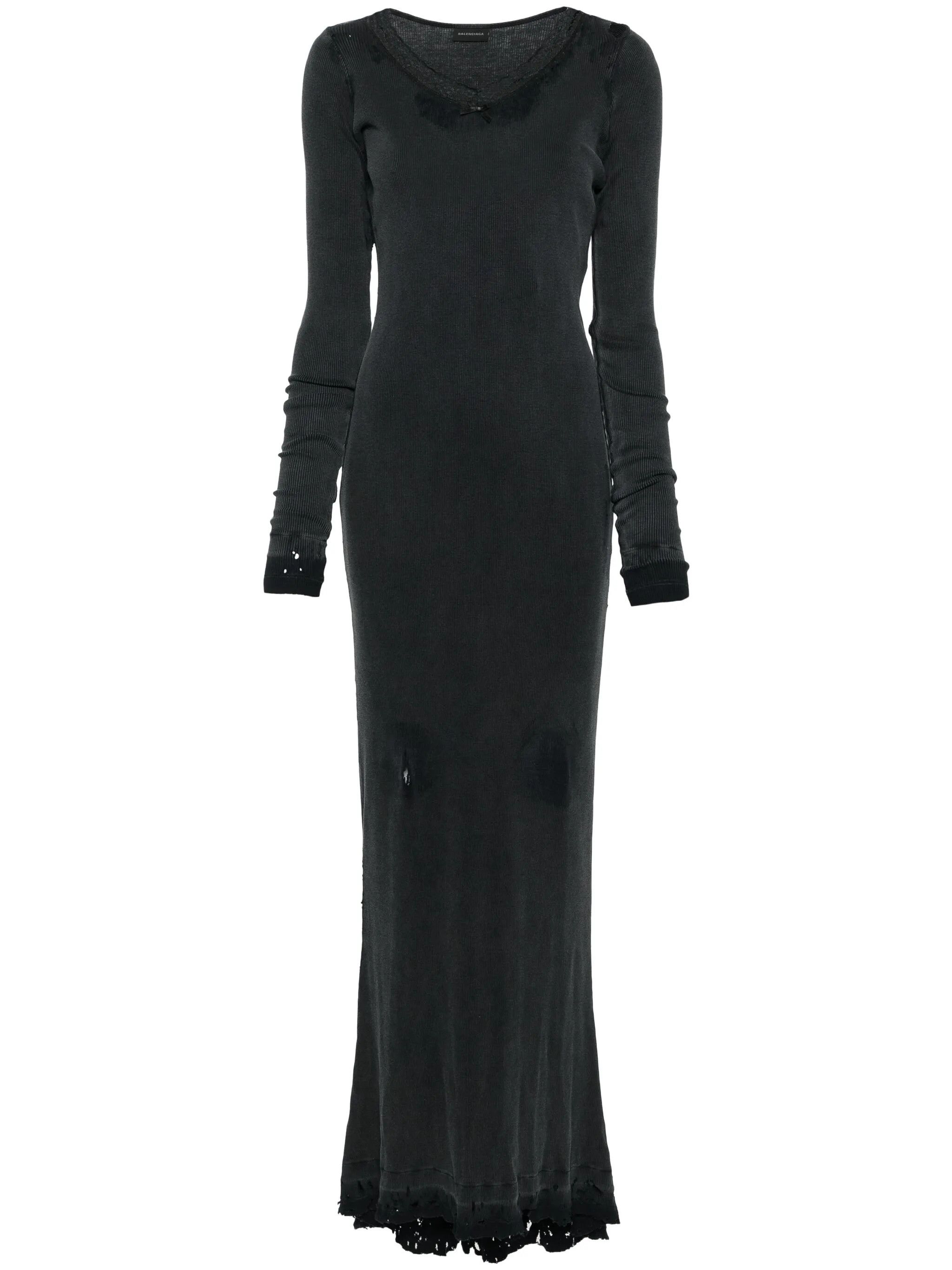 Look7◇Boat Collar Double Layer ドレス◇BALENCIAGA Balenciaga RARE COUTURE Boat Collar Double Layer Dress | Grailed