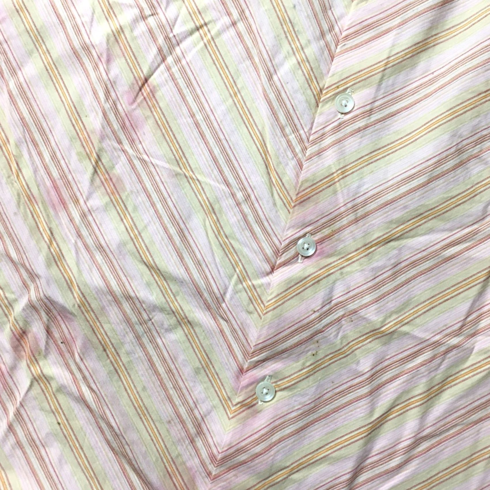 Vintage J. Ferrar size L Slim 16-16.5 neck Dress Shirt JF MICRO STAINS Size 42R - 2 Thumbnail