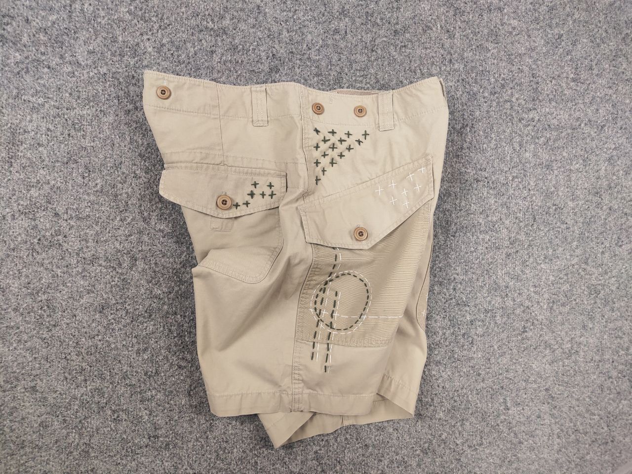 Japanese Brand Vintage Military Japan Kapital l.g.b. bermuda cargo Shorts Size US 31 - 1 Thumbnail