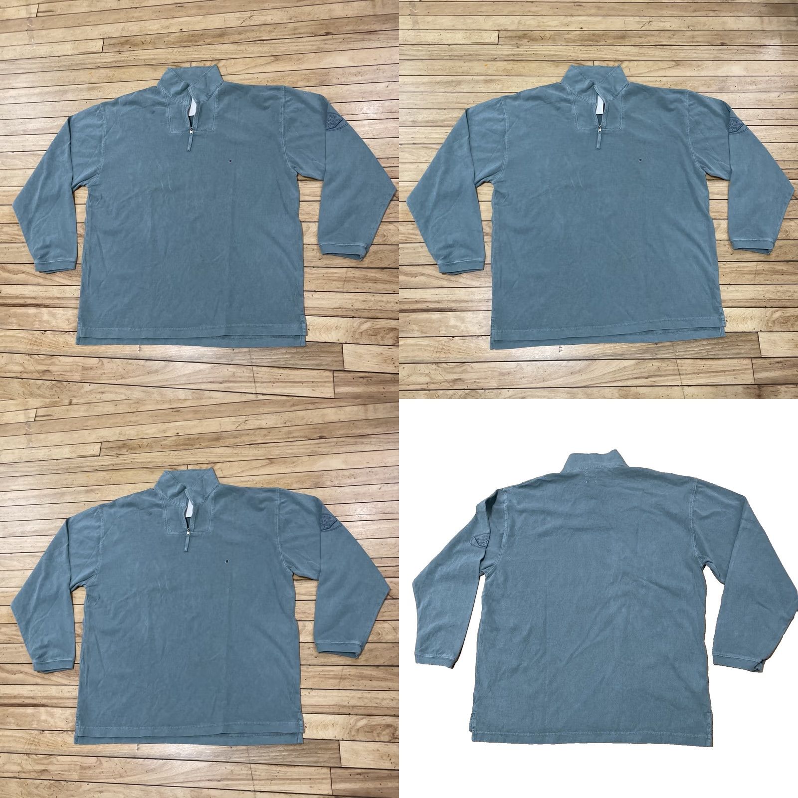 Gap GAP Quarter Zip Sweater Men L Aqua Blue Green Teal 1/4 Zip New Casual Preppy Navy? Size US L / EU 52-54 / 3 - 11 Thumbnail
