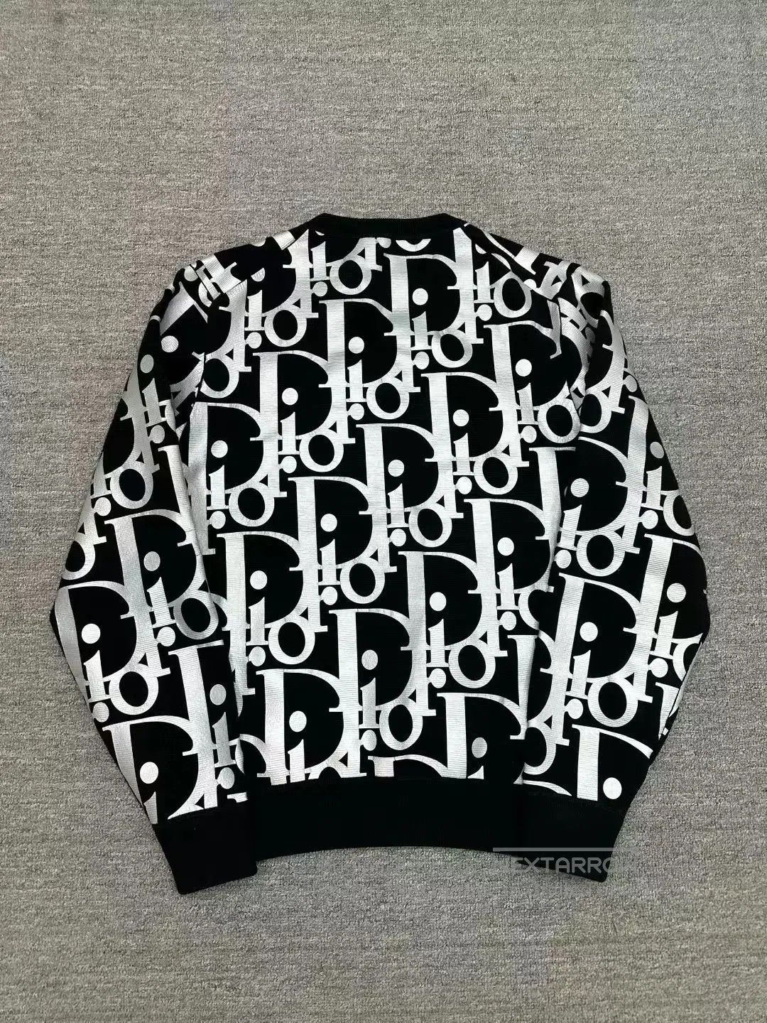 Dior dior printed wool sweatshirt in black. Size US L / EU 52-54 / 3 - 3 Thumbnail