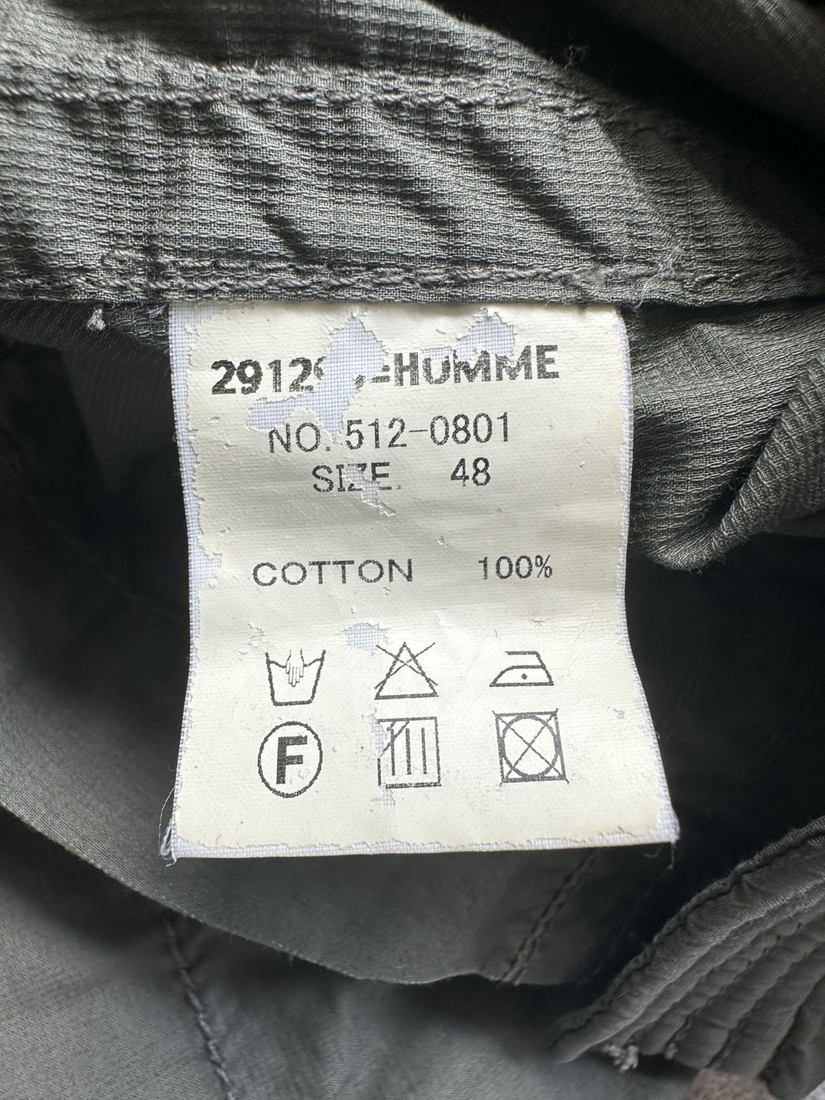 291295=Homme SS08 - 291295 Homme Military infantry shirt Size US M / EU 48-50 / 2 - 12 Thumbnail