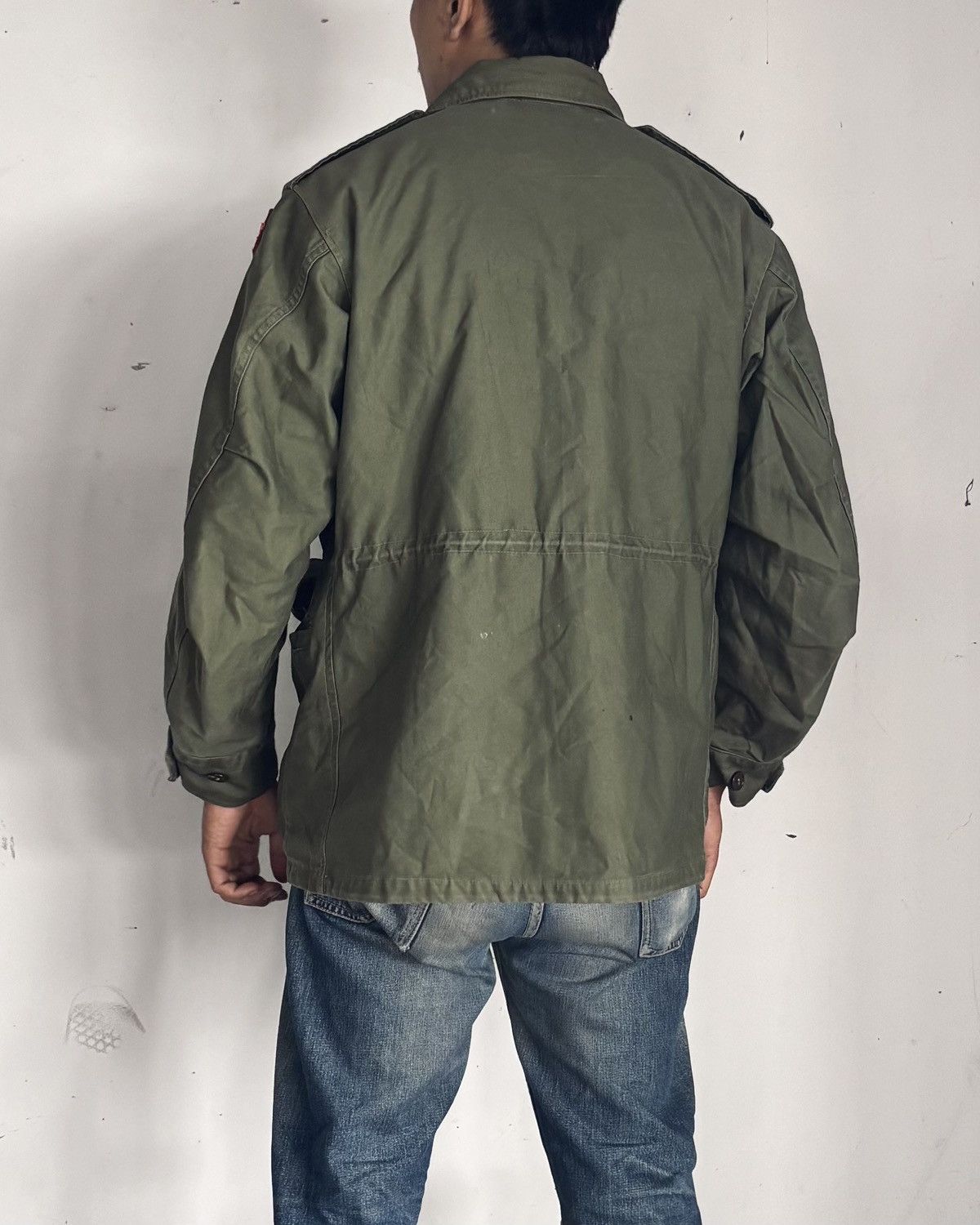 Vintage 50s U.S Army OG Military Parkas Jacket With Emblem Size US M / EU 48-50 / 2 - 11 Thumbnail
