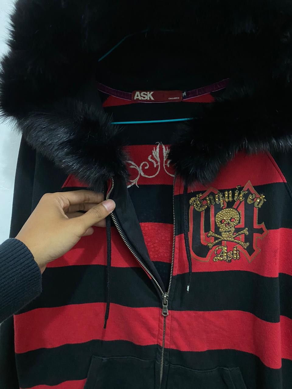 14th Addiction 💥LGB💥 ASK Enquired Fur Zipper Hoodie LGB Style Size US M / EU 48-50 / 2 - 11 Thumbnail