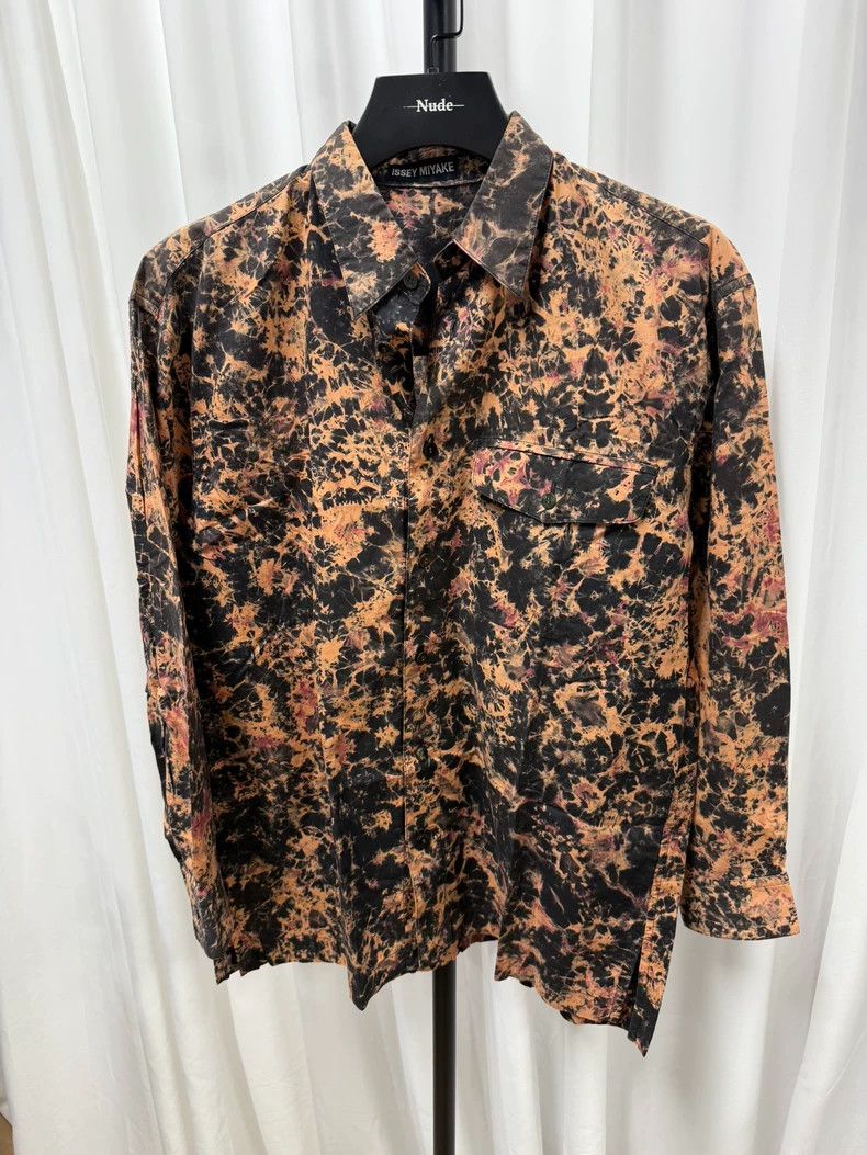 Issey Miyake Issey Miyake Tie-Dye Loose Shirt - dmc Size US XL / EU 56 / 4 - 1 Thumbnail