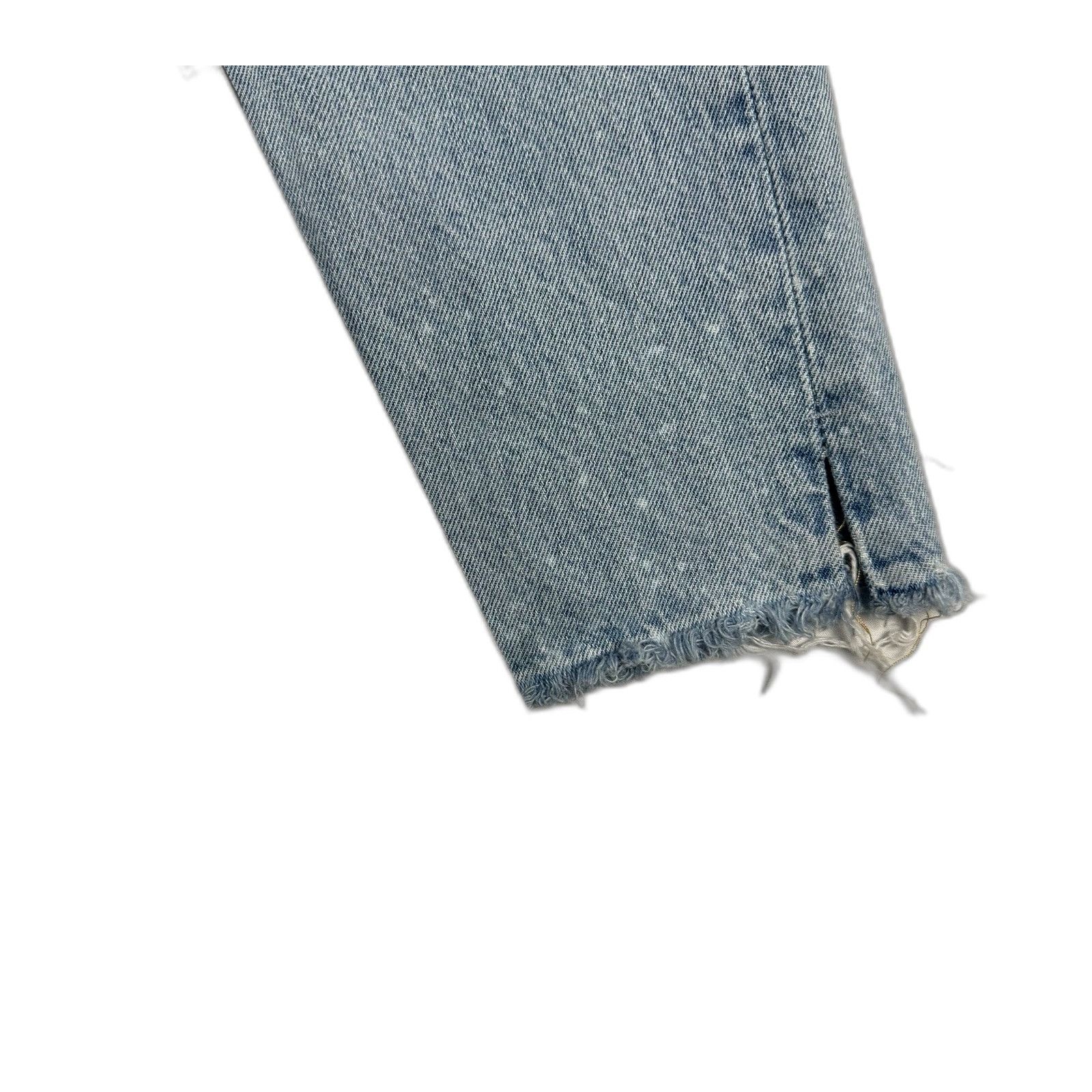 Levi's Levis 501 Big E Distressed Womens Jeans Button Fly Cotton Li Size US 27 - 5 Thumbnail