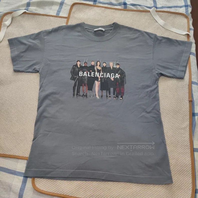 Balenciaga Balenciaga Band Portrait T-Shirt Short Sleeve Size S / US 4 / IT 40 - 1 Thumbnail