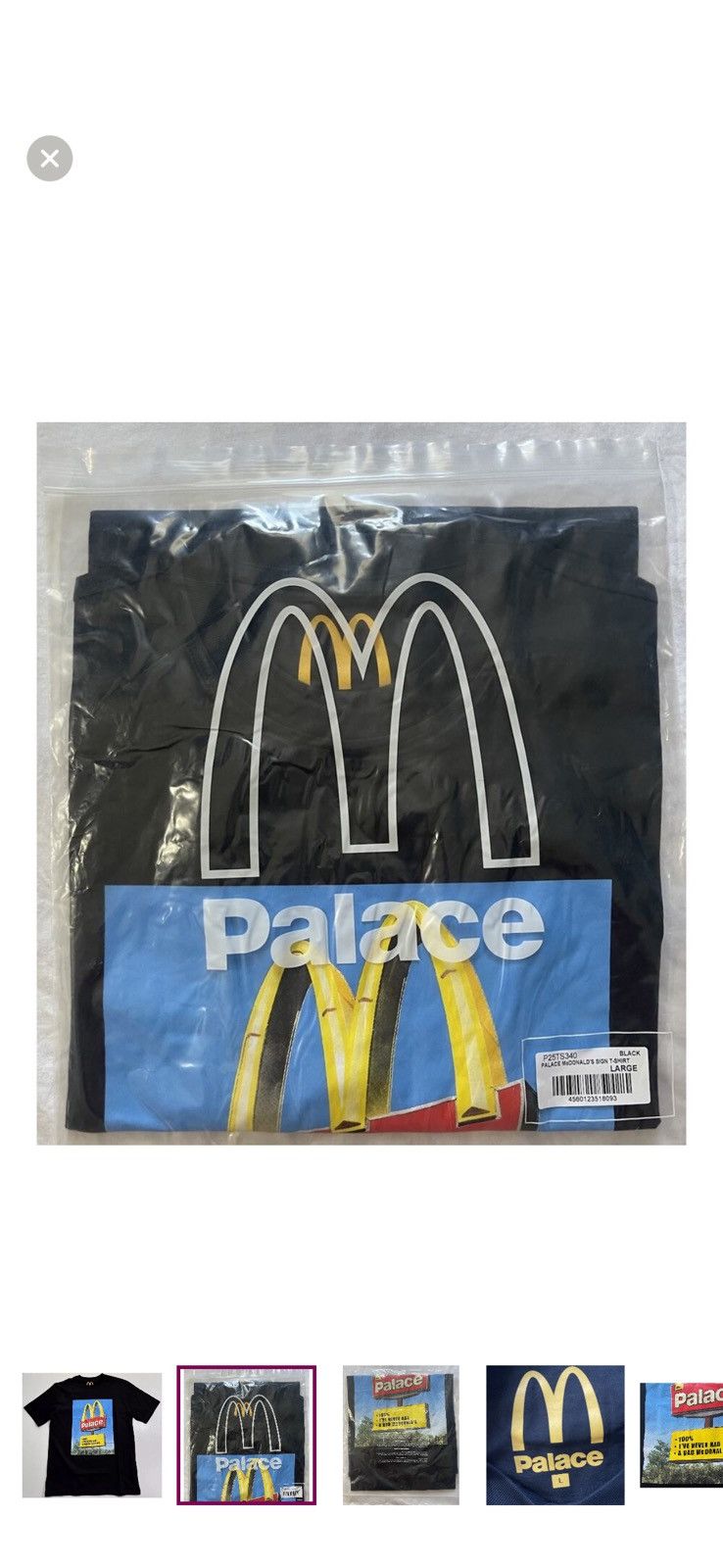 Palace Palace x McDonalds Collab - 2023 Limited Run - Size Large Size US L / EU 52-54 / 3 - 4 Thumbnail