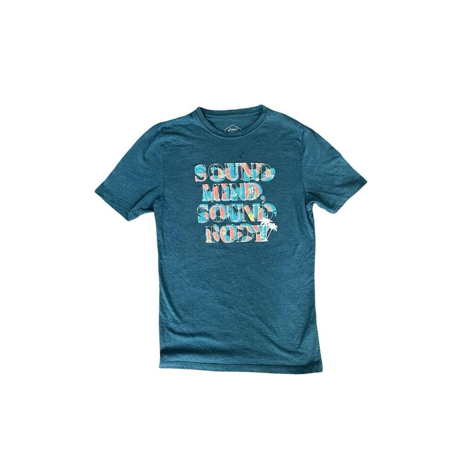 Other Oasics Women's Sound Mind Sound Body Graphic T-Shirt Size S / US 4 / IT 40 - 2 Thumbnail