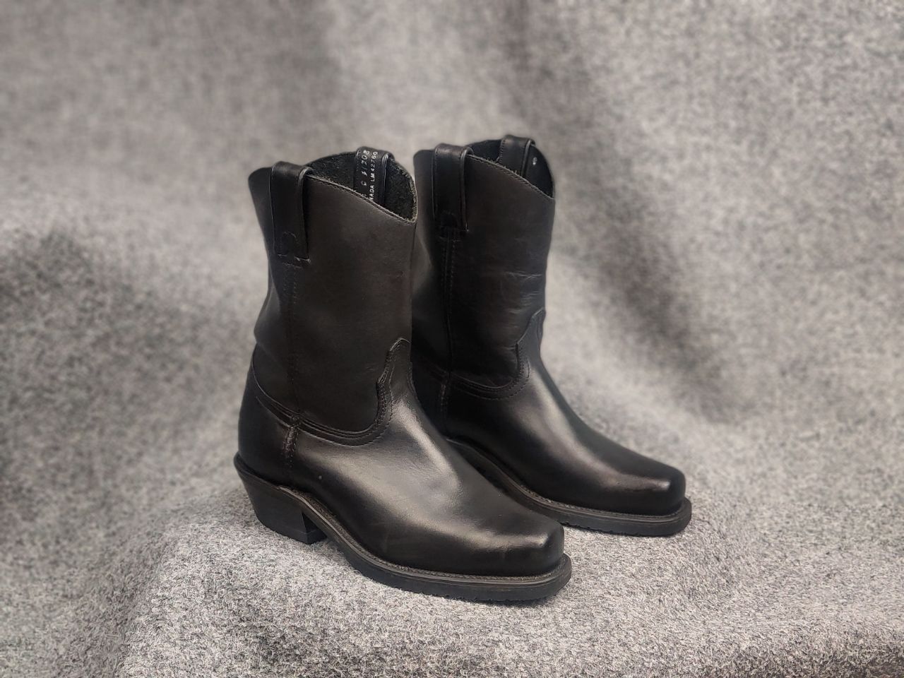 Canada West Canada West Leather Motorcycle square toe ankleVintage Boots Size US 8 / IT 38 - 1 Thumbnail