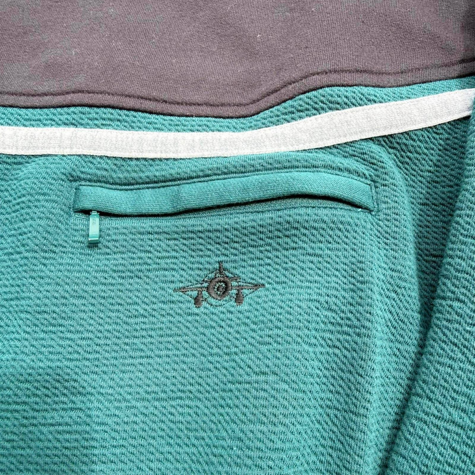 Other Vtg 90s Greenline International Textured Sweatshirt Teal Size US XL / EU 56 / 4 - 8 Thumbnail