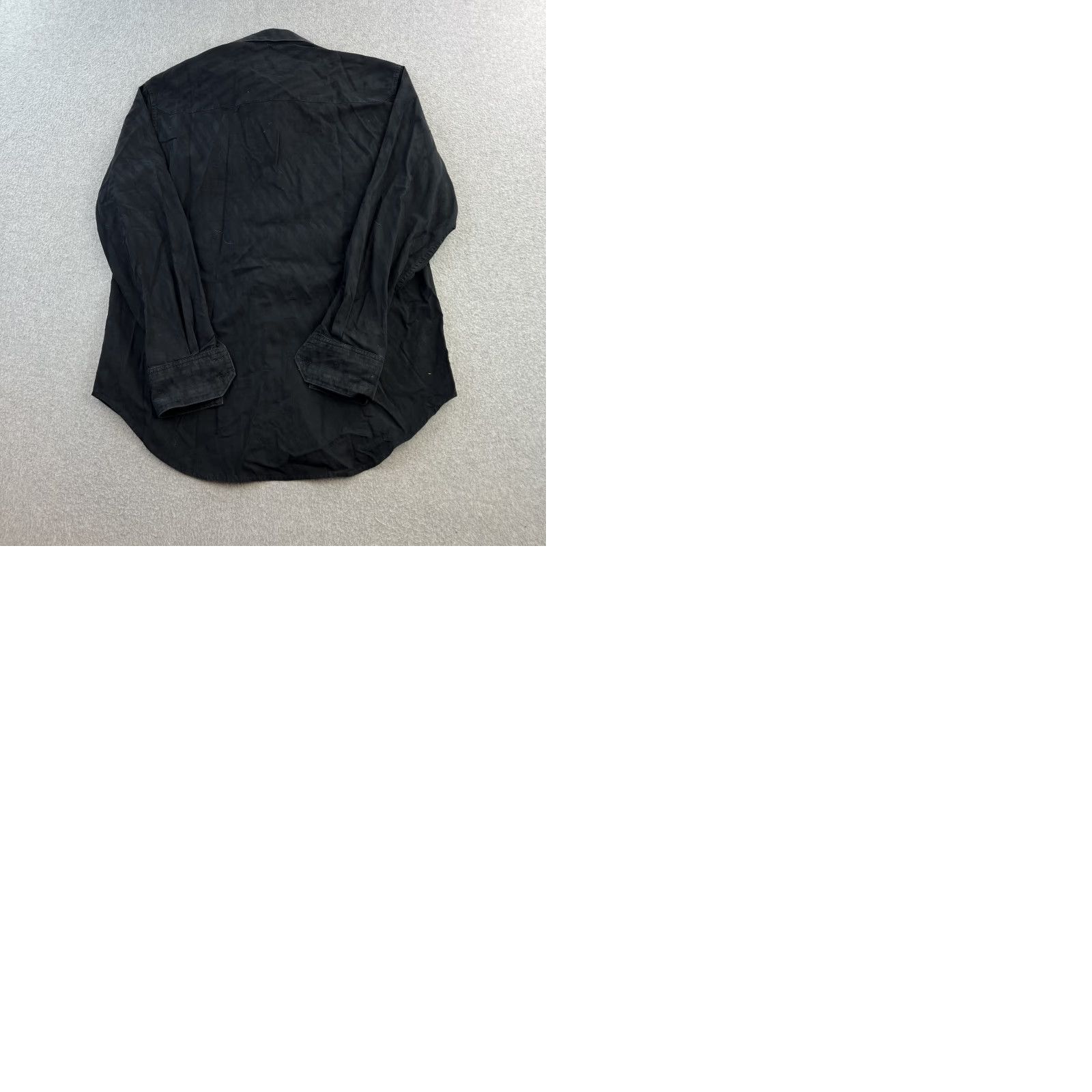 Robert Graham Robert Graham Dress Shirt Mens M Black Patterned Trim Preppy Button Up Skull Embroidered Contrast Trim Size 40R - 9 Thumbnail