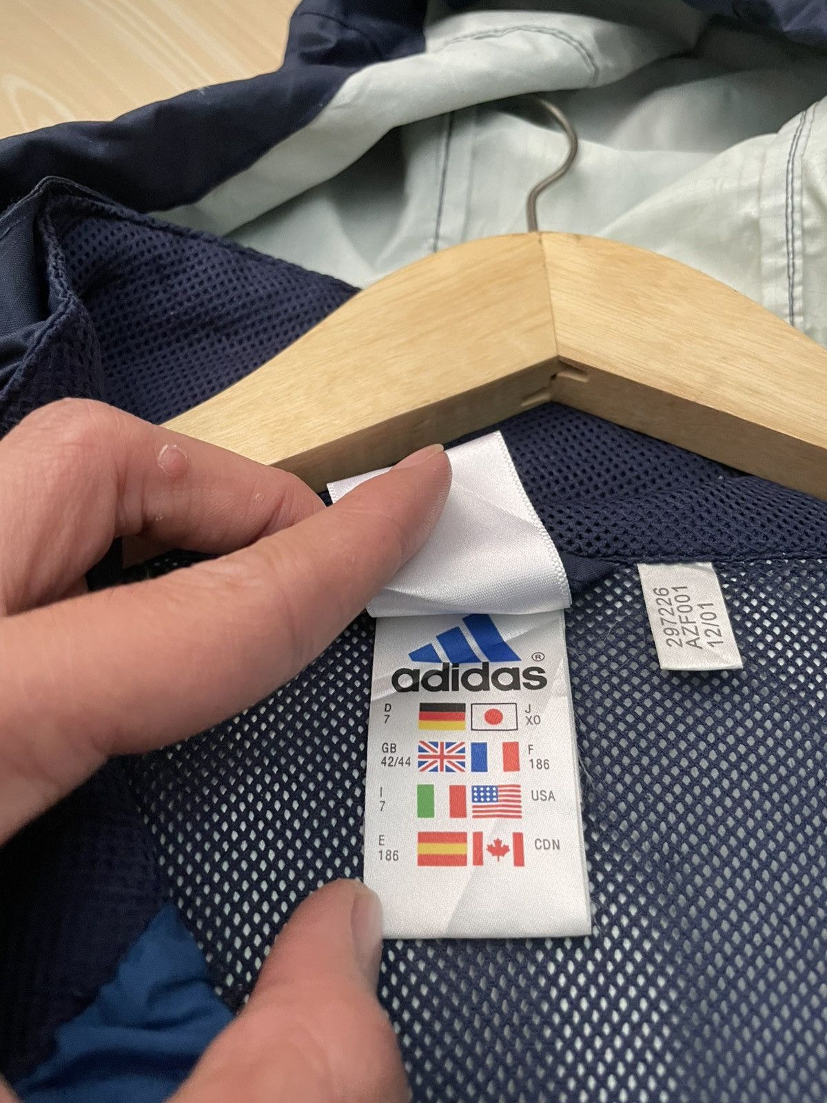 Adidas Vintage jacket France national 2001 Size US XXL / EU 58 / 5 - 5 Thumbnail