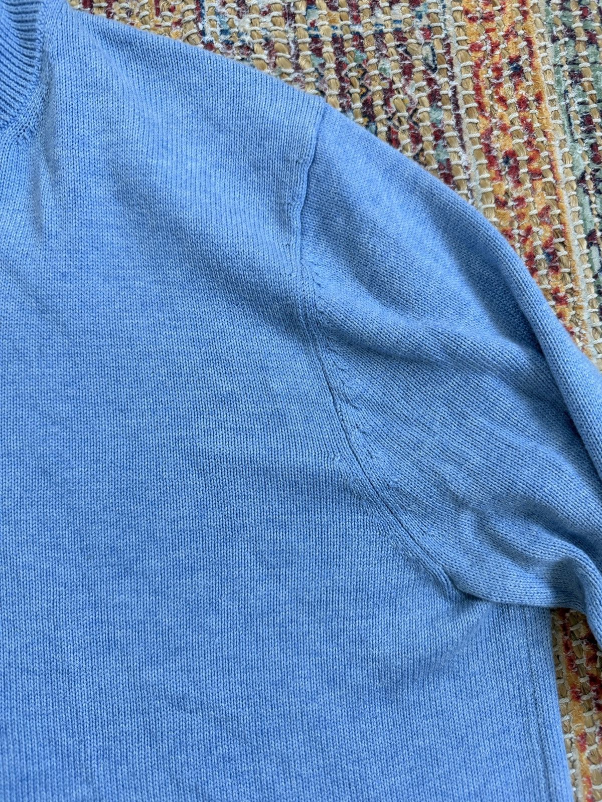 Brooks Brothers Brooks Brothers Supima Cotton Quarter-Zip Sweater Size US M / EU 48-50 / 2 - 2 Thumbnail