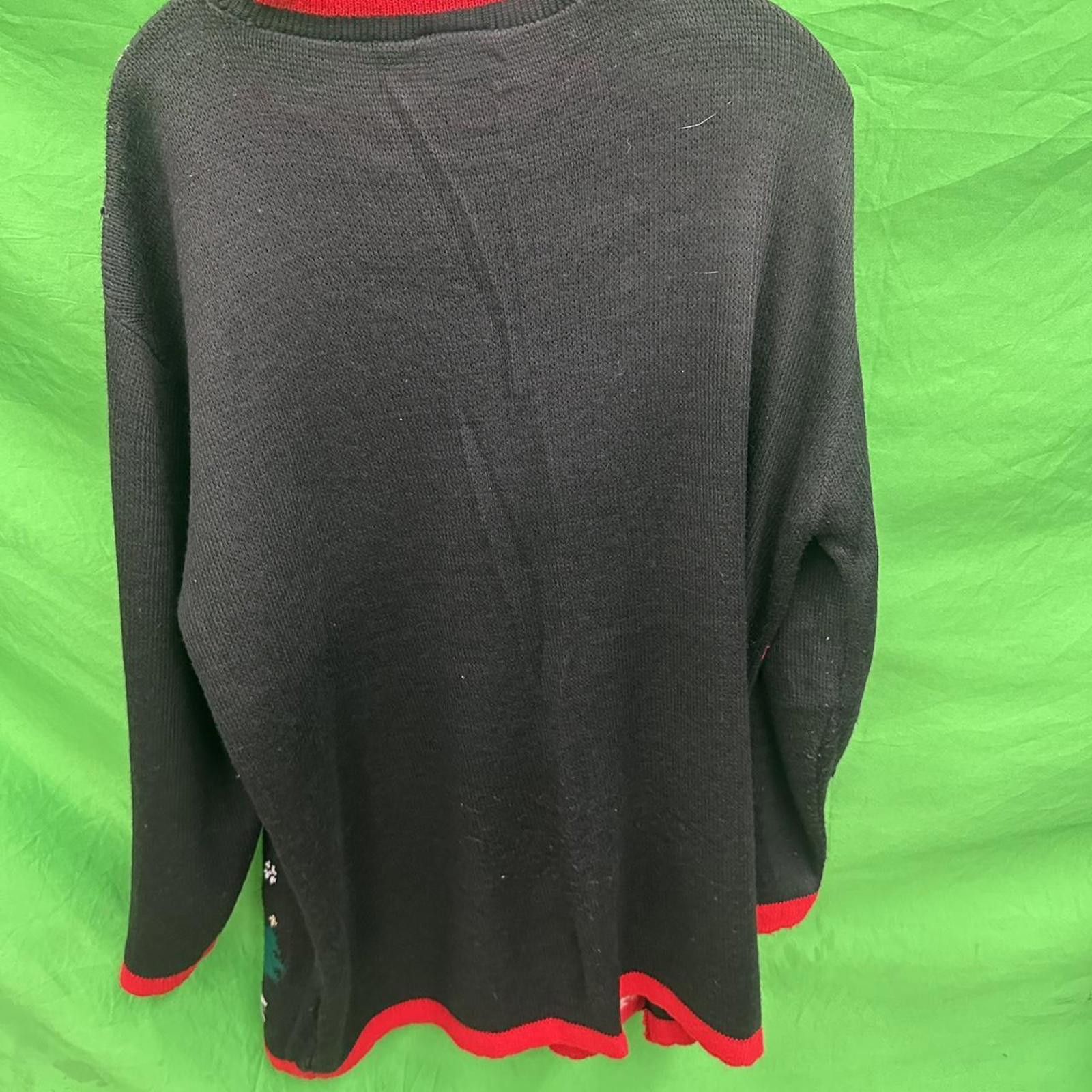 Other Black and red vintage Christmas sweater #Christmas Size XXL / US 16-18 / IT 52-54 - 2 Thumbnail