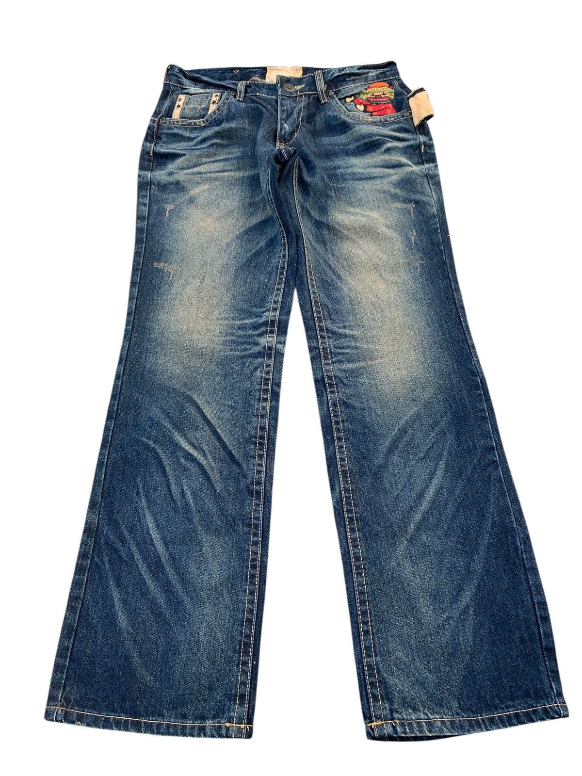14th Addiction RARE💥 Yoshitomo Nara Lolita Circus Rusty Japanese Denim Size US 30 / EU 46 - 5 Thumbnail