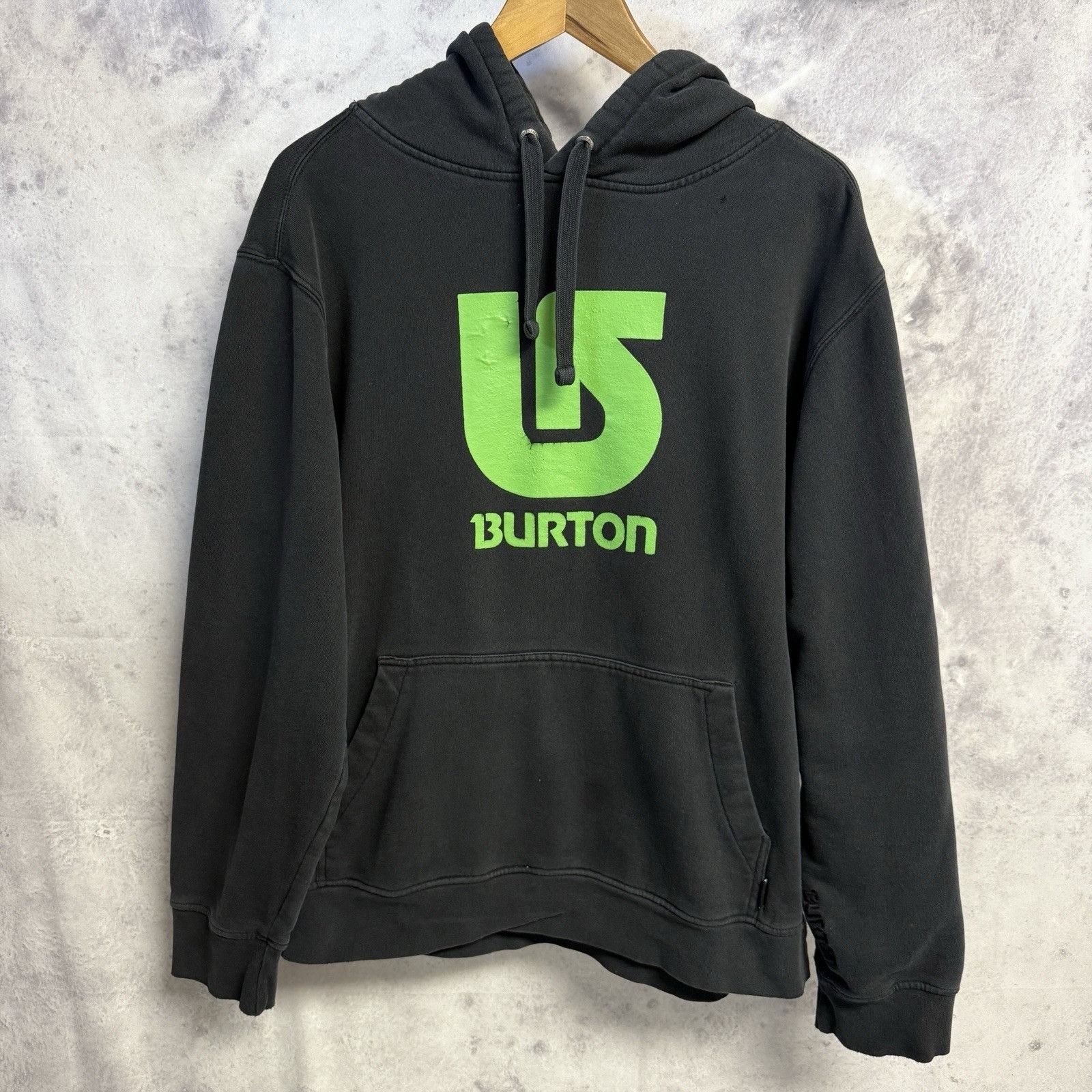 Burton Burton Hoodie Sweatshirt Mens Large Black Snowboard Streetwe Size US L / EU 52-54 / 3 - 1 Thumbnail