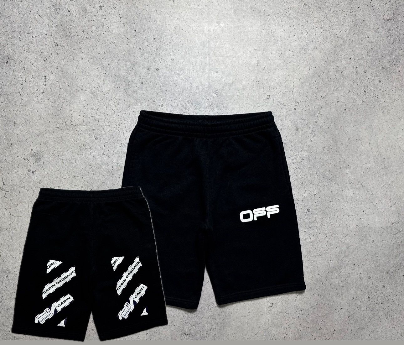 Off-White Off-White Luxury Black Shorts Size M Black Size US 32 / EU 48 - 1 Thumbnail
