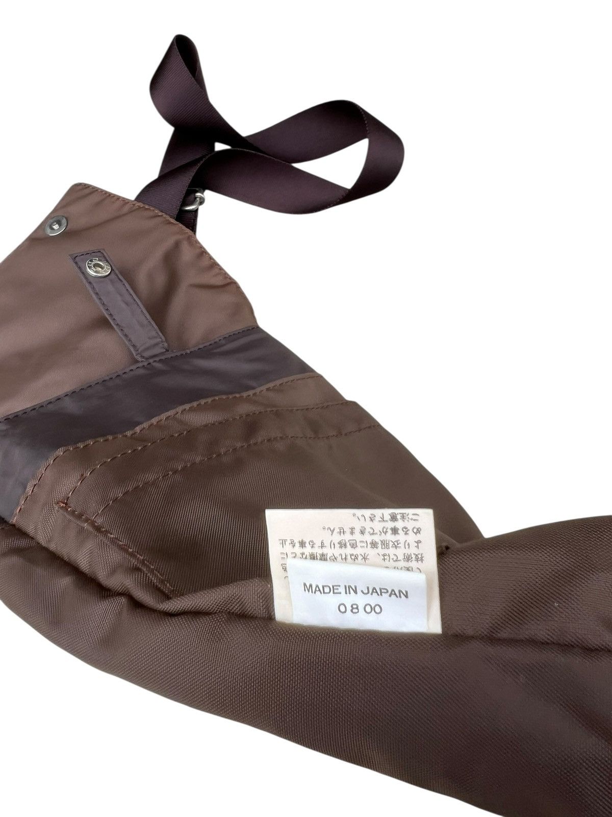 Yohji Yamamoto Vintage 2000 Yohji Yamamoto Y’saccs Hybrid Leather Sling Bag Size ONE SIZE - 16 Thumbnail