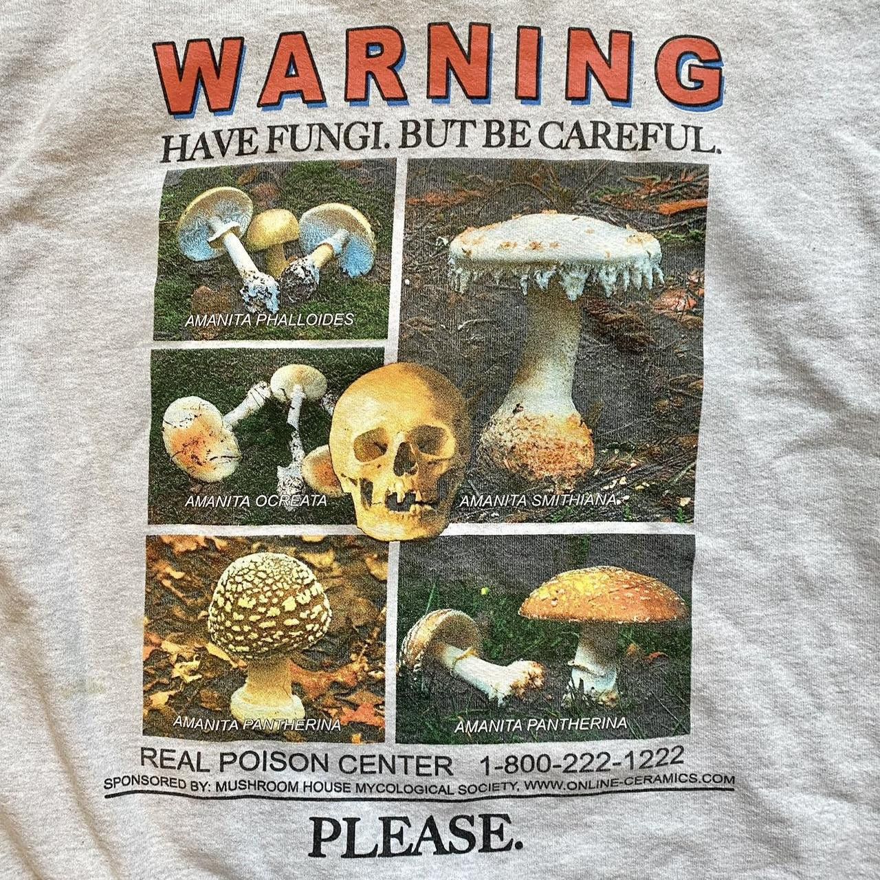 Online Ceramics Online Ceramics “All Mushrooms Are Edible” Crewneck... Size US S / EU 44-46 / 1 - 5 Thumbnail