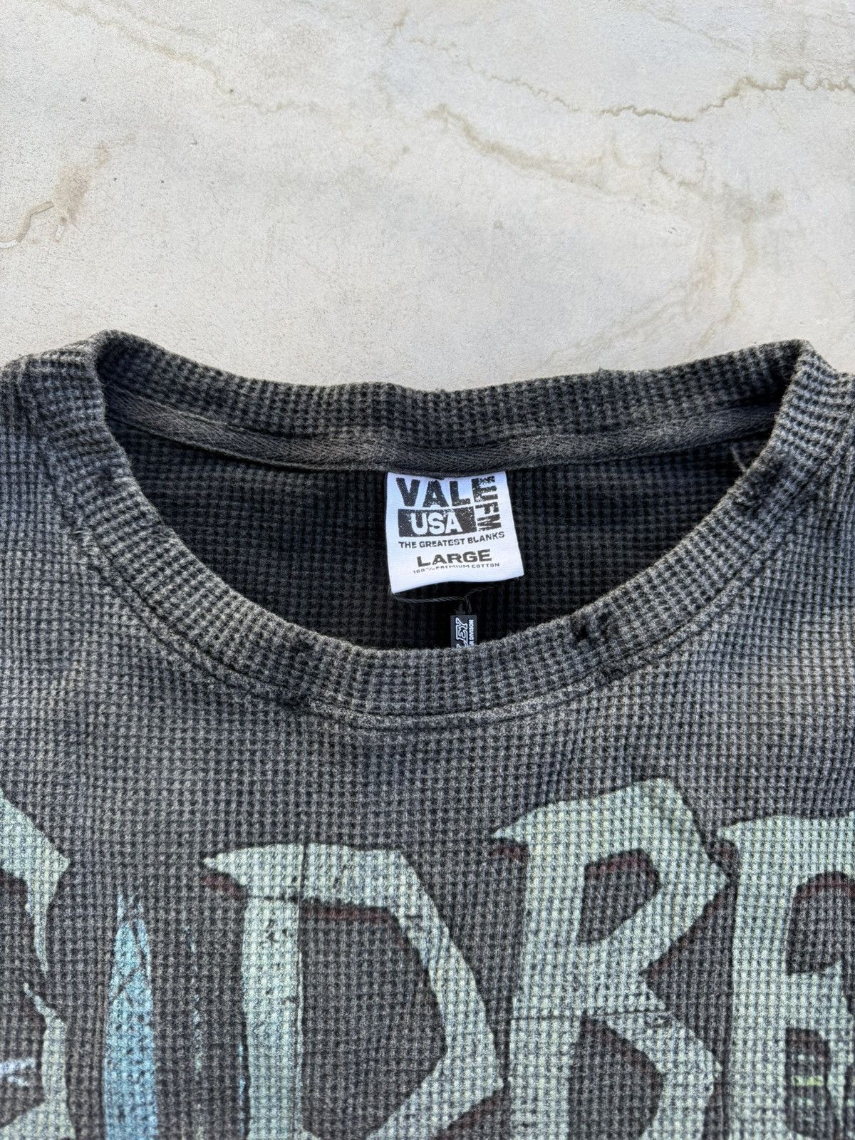Vale Vale Forever RIP Thermal AOP Long Sleeve – Washed Black (L) Size US L / EU 52-54 / 3 - 9 Thumbnail