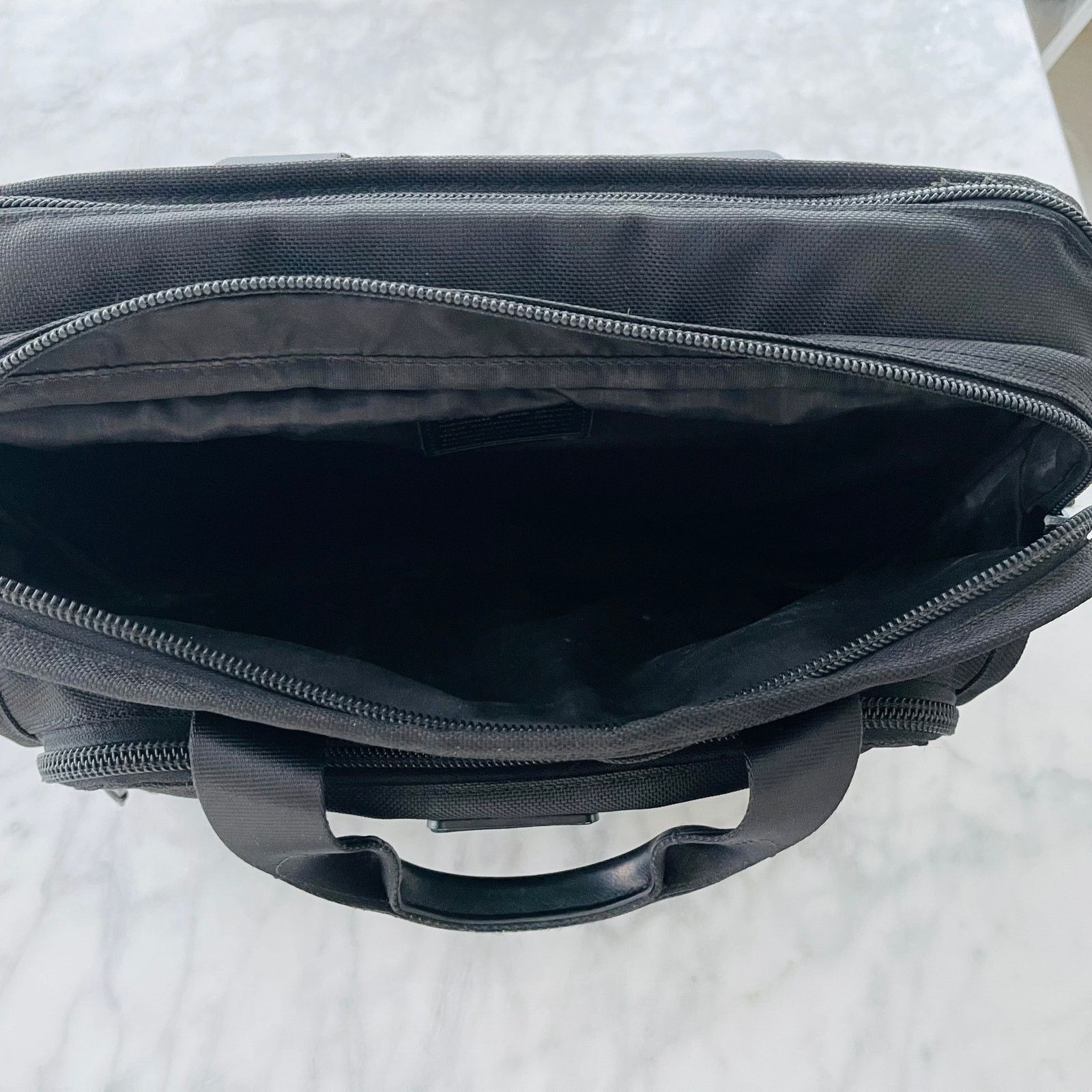 Tumi Tumi Alpha Organizer Brief Bag Black Ballistic Nylon Laptop Size ONE SIZE - 3 Thumbnail