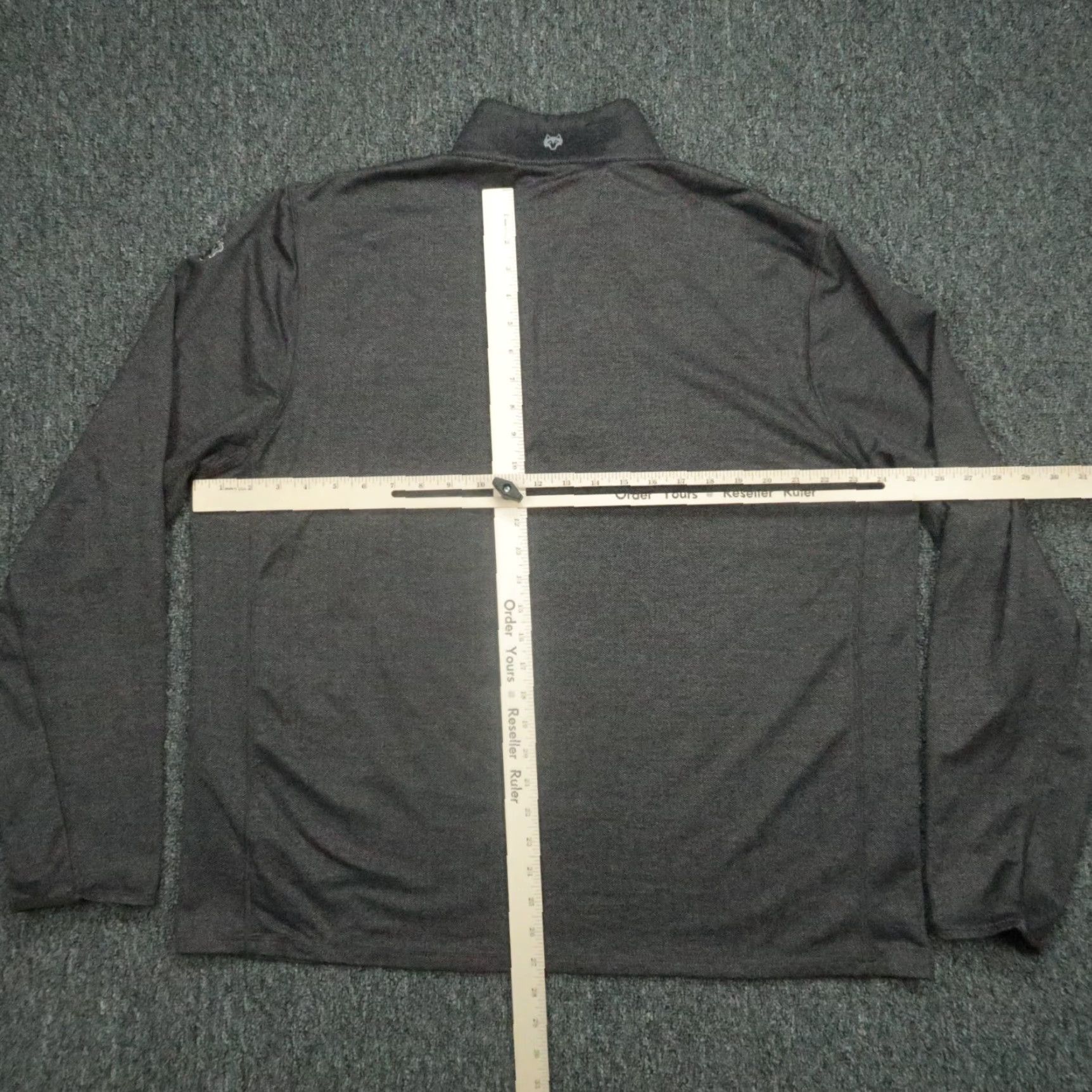 Vintage Greyson Pullover Mens 2XL Gray Herringbone 1/4 Zip Sports Golf Activewear Casual Knit Long Sleeve Size US XXL / EU 58 / 5 - 6 Thumbnail