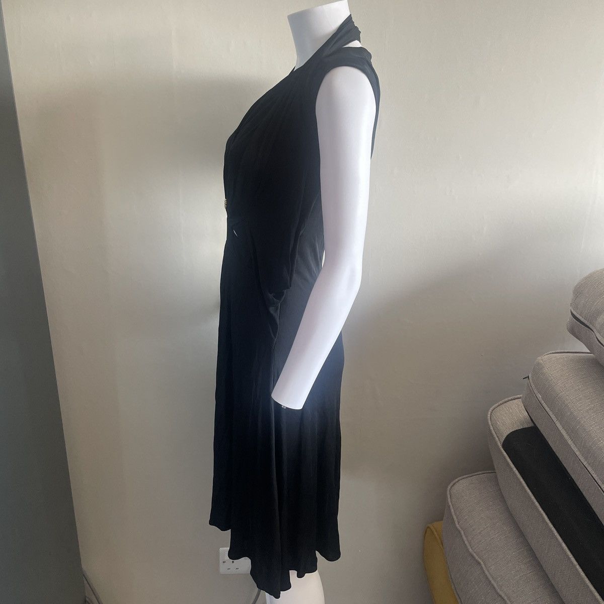 Roberto Cavalli Roberto Cavalli Mainline FW06 Black Gown Dress Size S / US 4 / IT 40 - 2 Thumbnail