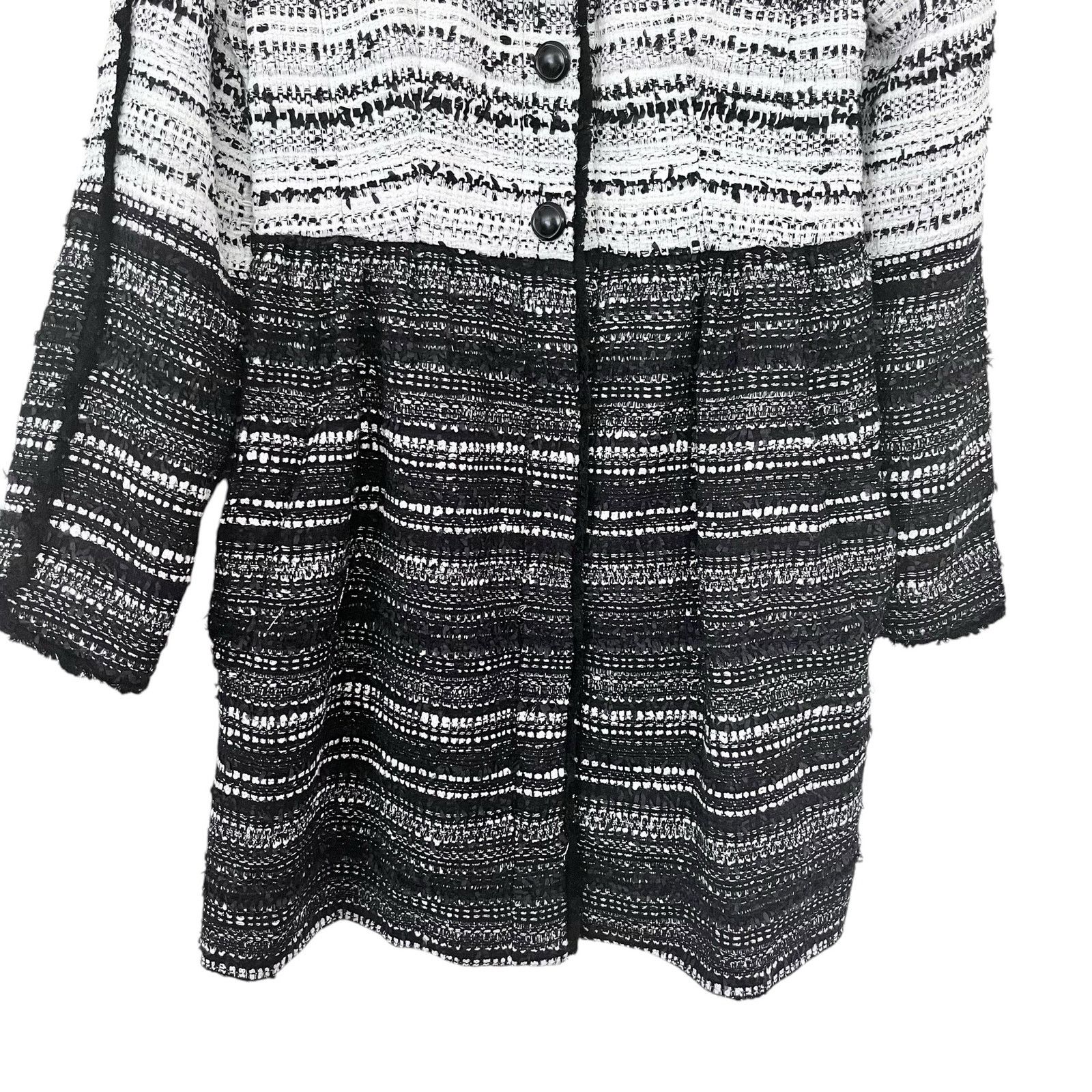 Anthropologie Mcginn Anthropologie Tweed Coat Jacket Overcoat Size S / US 4 / IT 40 - 4 Thumbnail