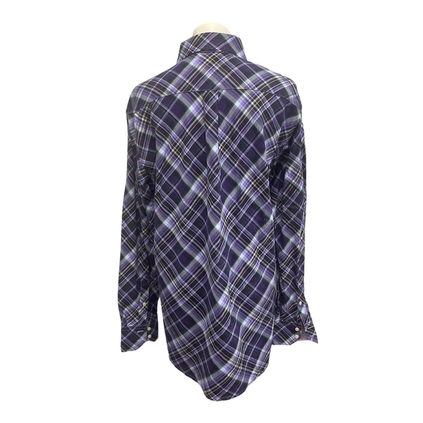 Tommy Hilfiger Tommy Hilfiger Mens Medium Cotton Plaid Button Down Shirt Size US M / EU 48-50 / 2 - 4 Thumbnail