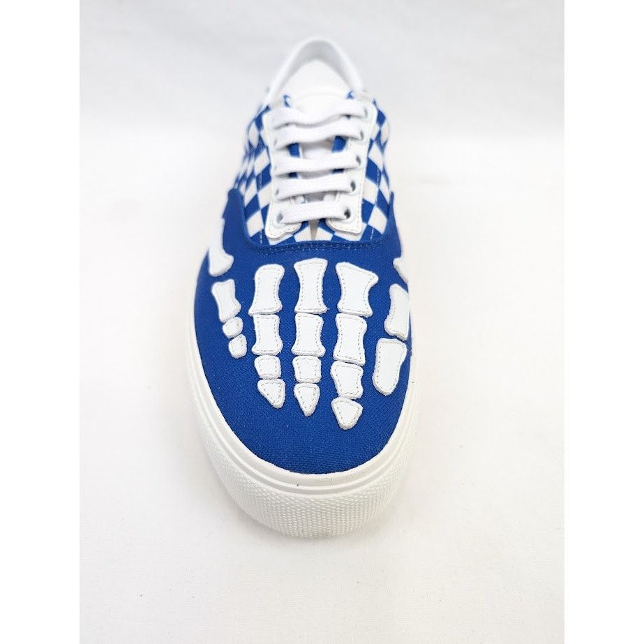 Amiri o1rshd1 Checkered Skel Toe Lace Up in Blue/White Size US 9 / EU 42 - 7 Thumbnail
