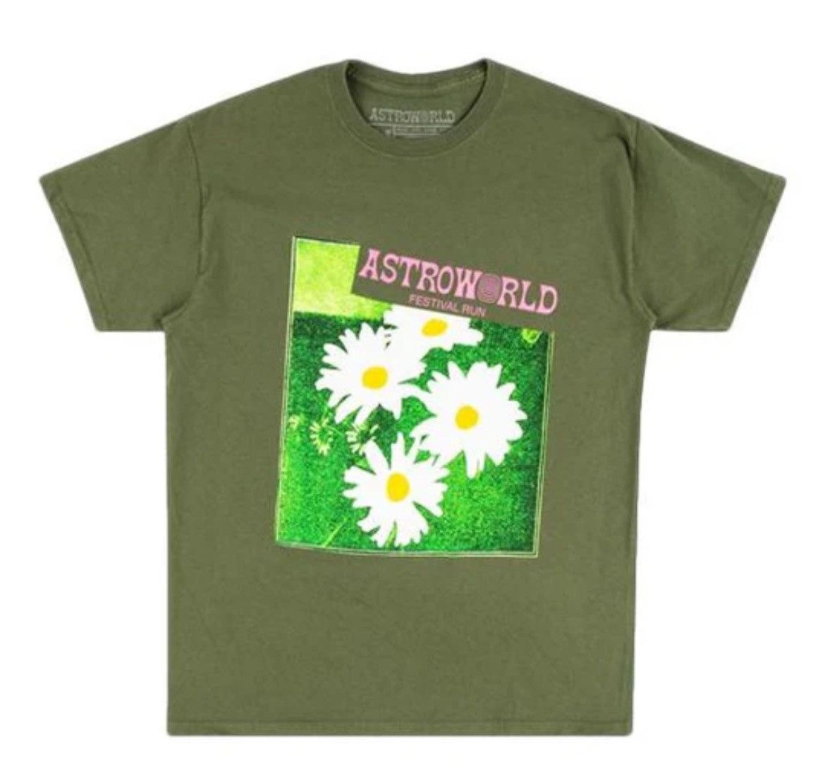 Free World × Travis Scott Astroworld тяаvis $COTT daisy shirt Size US L / EU 52-54 / 3 - 1 Thumbnail