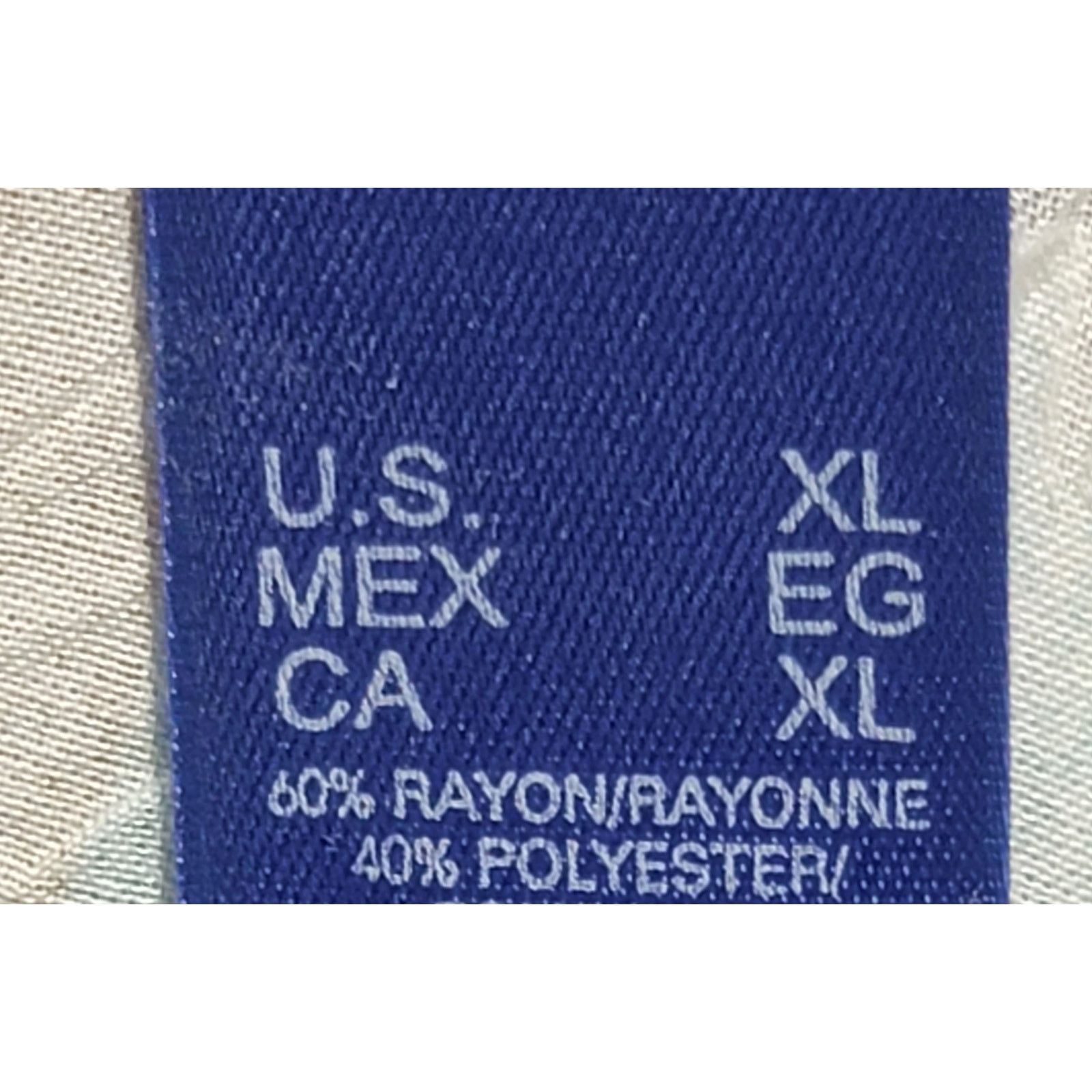 Other J.H. Collectibles Tan Blue Green Burn Out Striped Top XL Size XL / US 12-14 / IT 48-50 - 4 Thumbnail