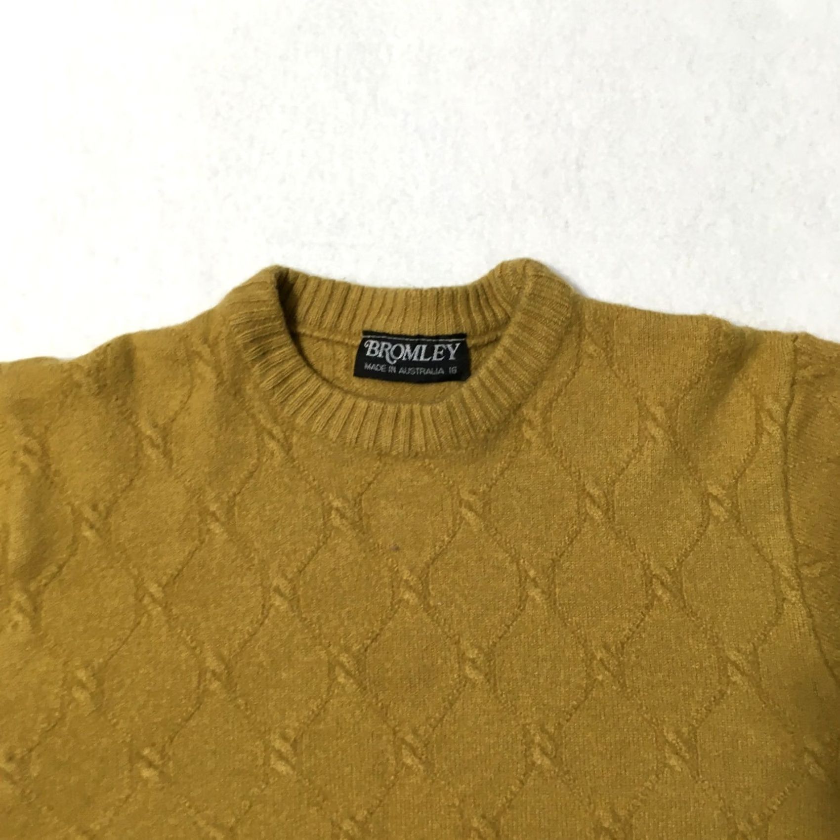 Vintage VINTAGE BROMLEY Merino Wool Sweater Womens 16 Crew SOFT Australian SEE MEASUREMENTS Size XXL / US 16-18 / IT 52-54 - 2 Thumbnail