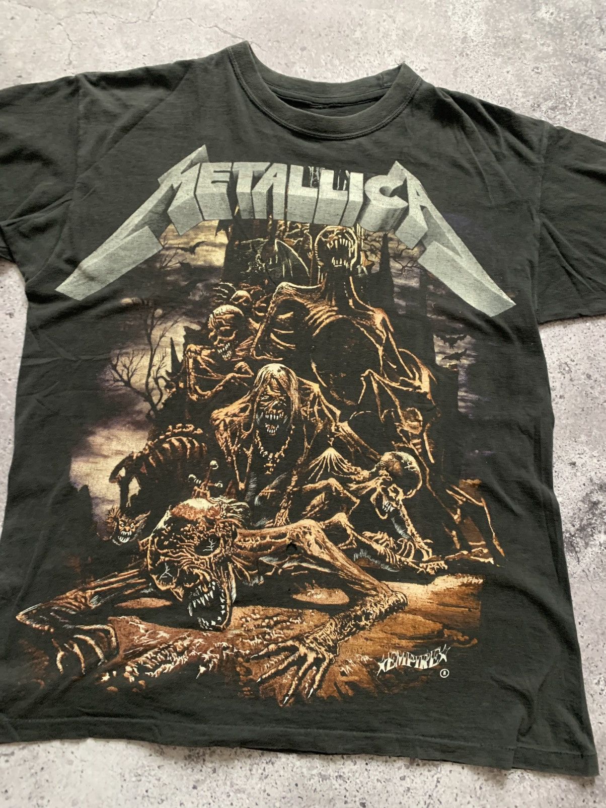 Metallica 🔥VINTAGE 90s METALLICA RIDE THE LIGHT EMPYRE TEE SIGLE STITC Size US M / EU 48-50 / 2 - 4 Thumbnail