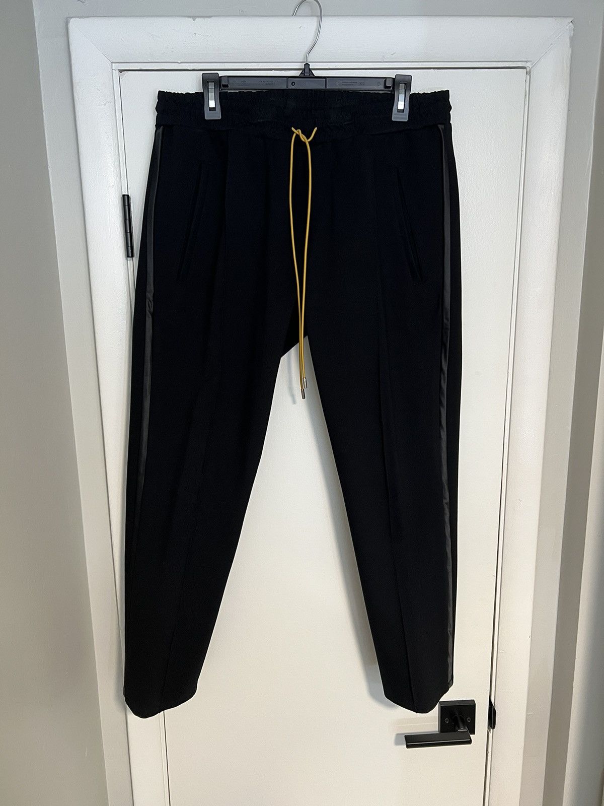 image of Rhude Tuxedo Track Pant in Black, Men's (Size 36)