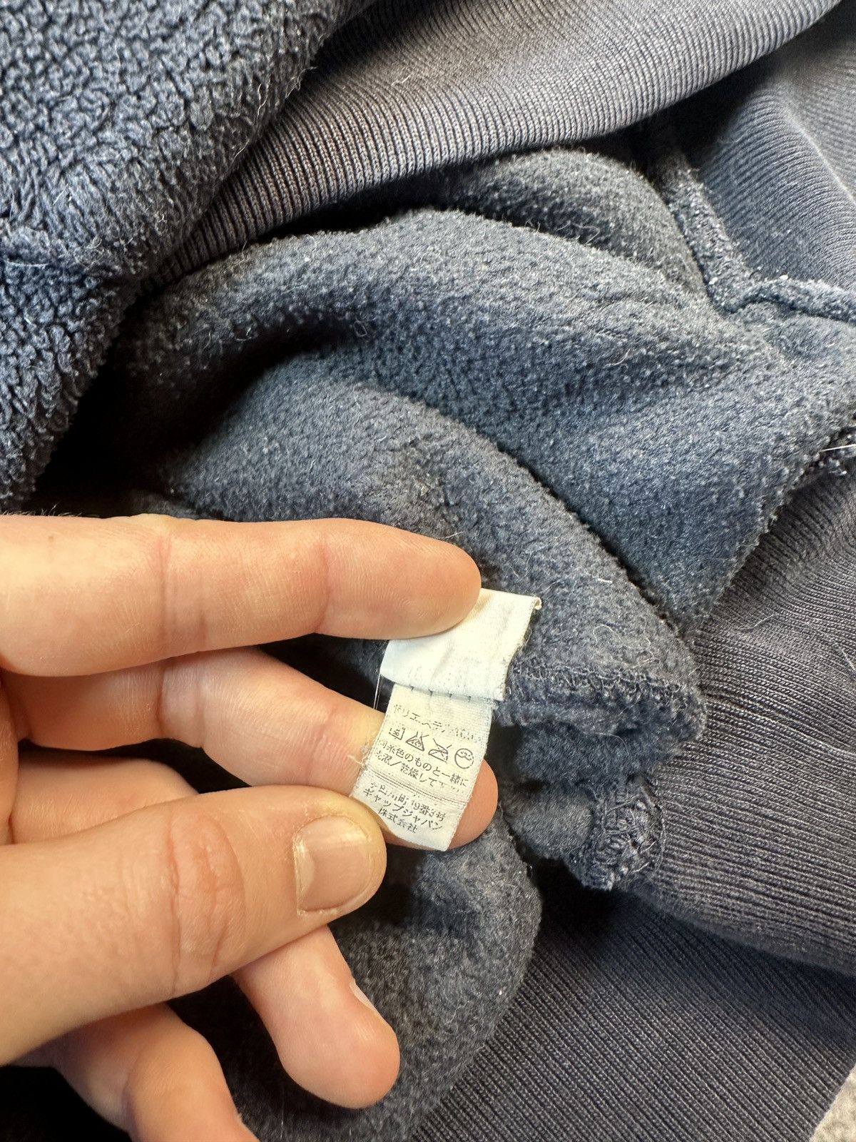 Gap × Vintage Vintage Gap Fleece Hoodie Big Logo Streetwear Rare Casual M Size US M / EU 48-50 / 2 - 6 Thumbnail